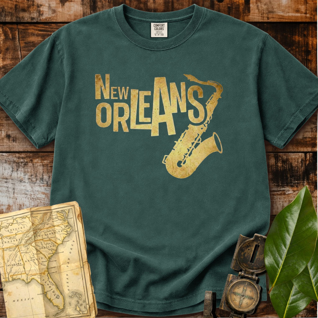 New Orleans Louisiana | Saxophone T-Shirt