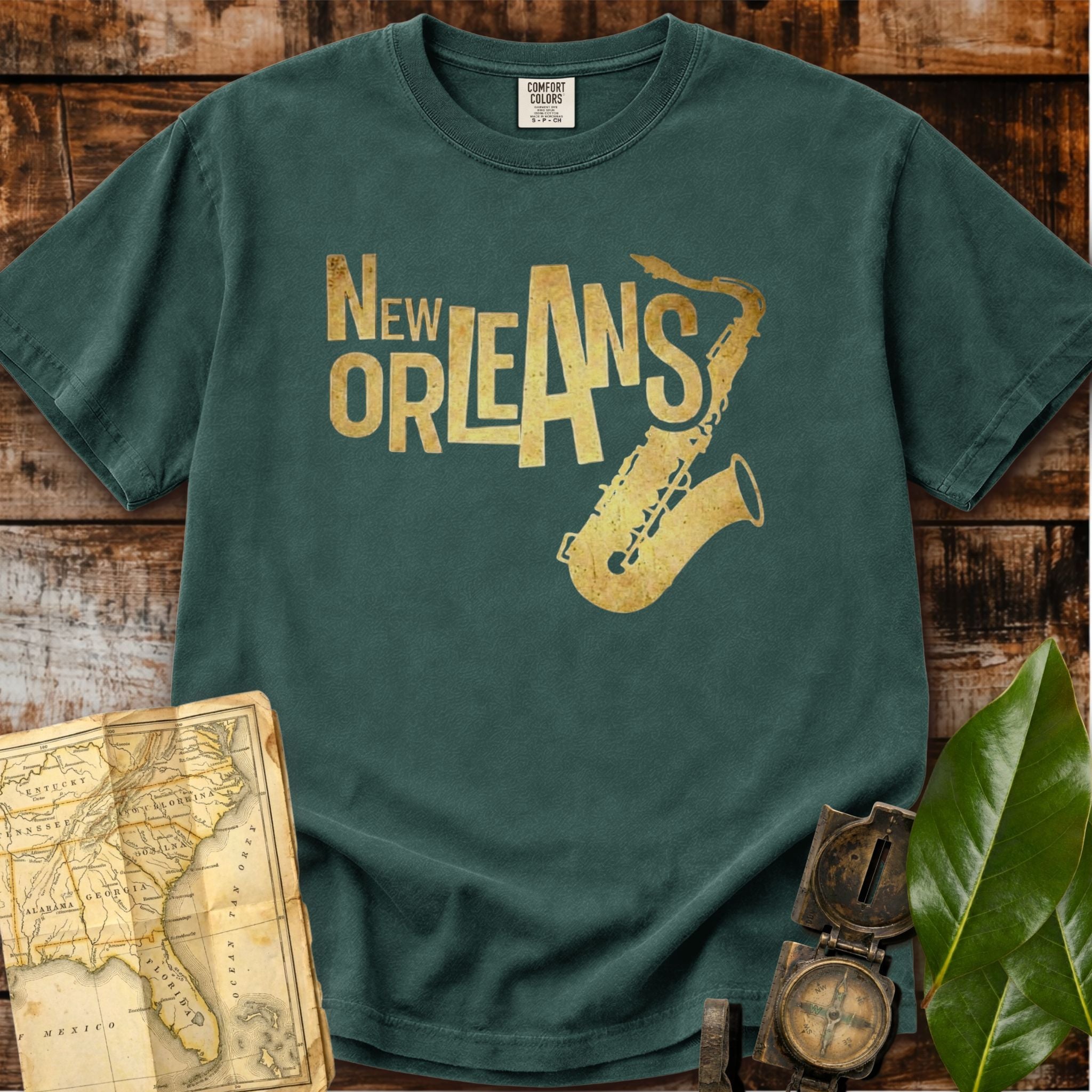 New Orleans Louisiana | Saxophone T-Shirt