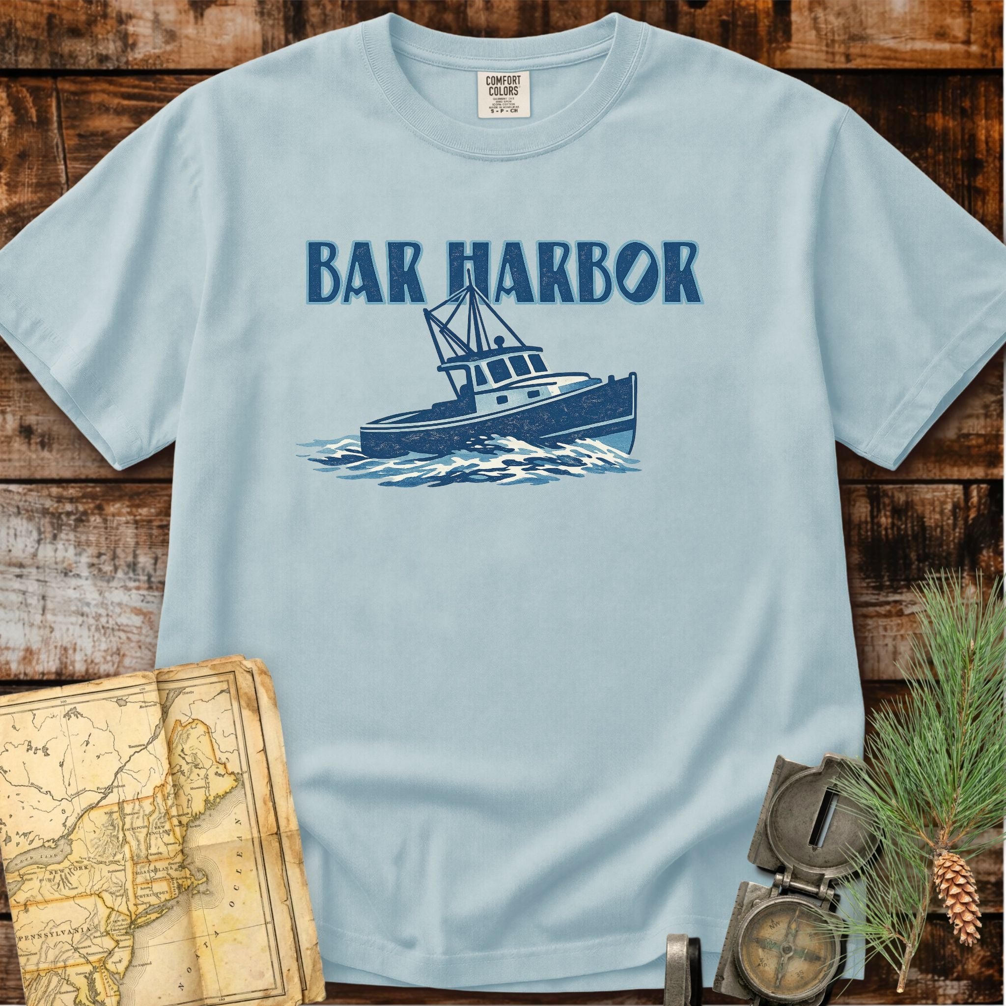 Bar Harbor Maine | Lobster Boat T-Shirt