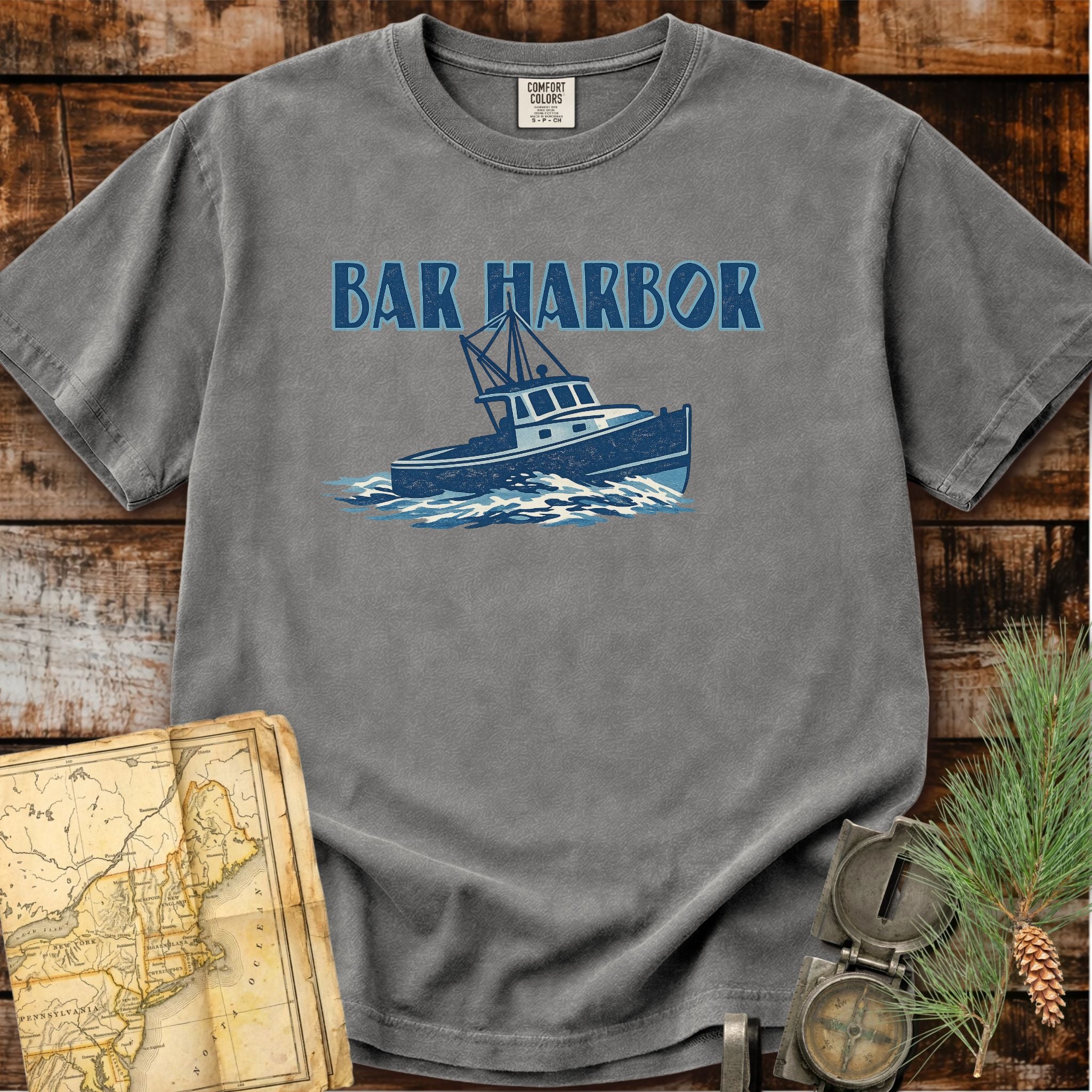 Bar Harbor Maine | Lobster Boat T-Shirt