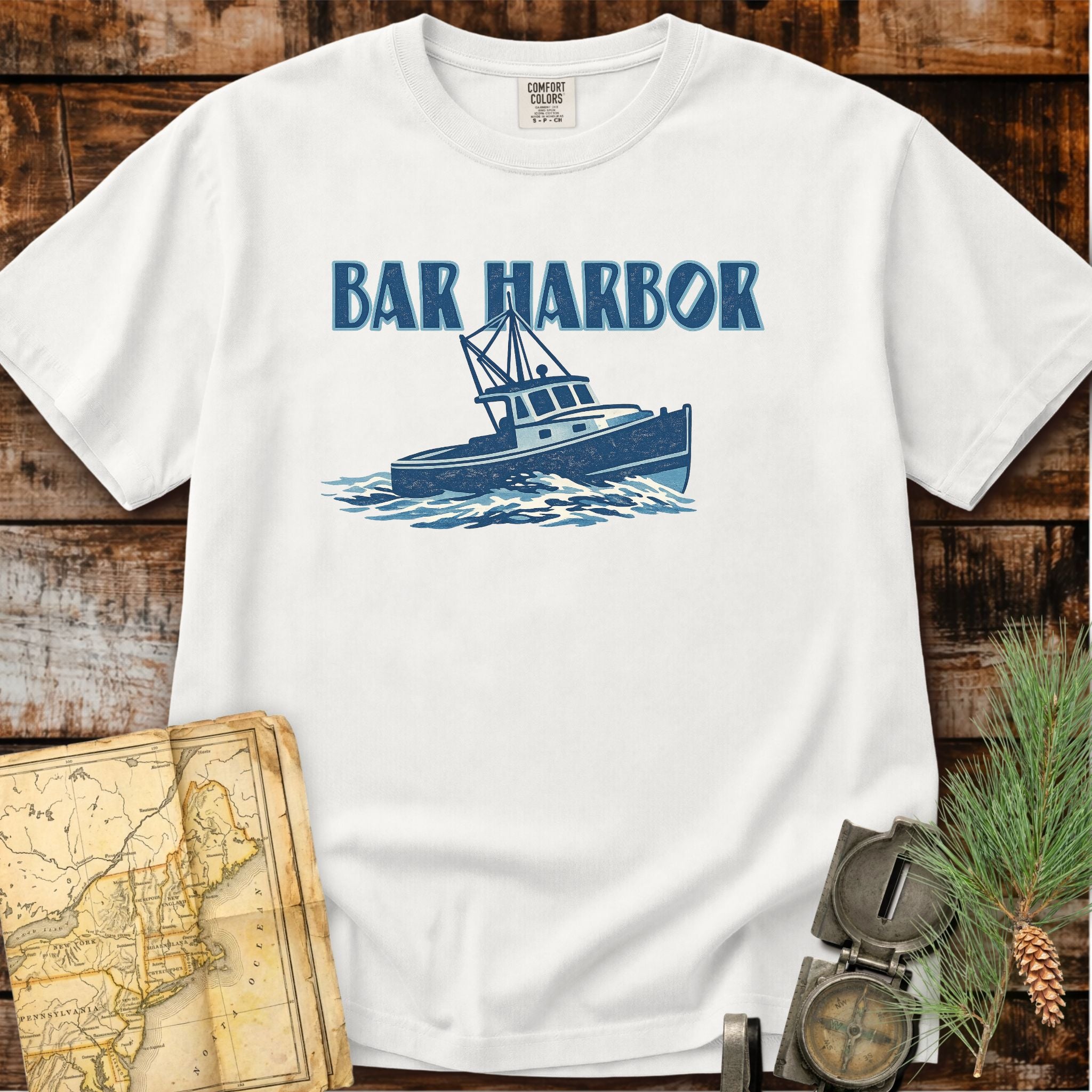 Bar Harbor Maine | Lobster Boat T-Shirt