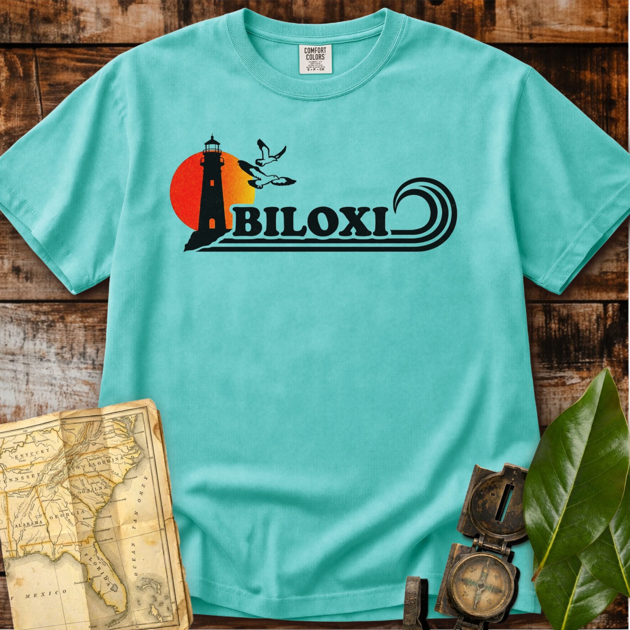 Biloxi Mississippi | Retro Lighthouse T-Shirt