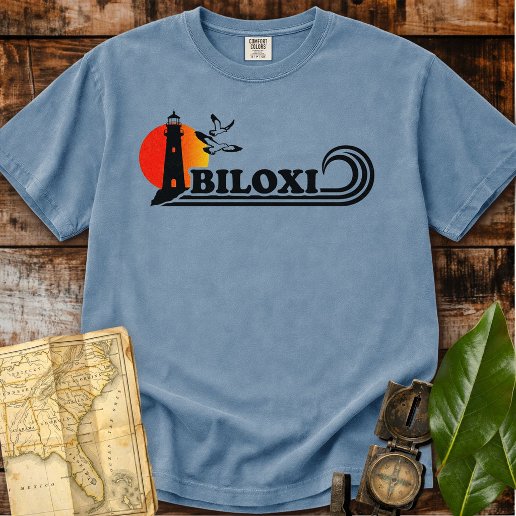 Biloxi Mississippi | Retro Lighthouse T-Shirt