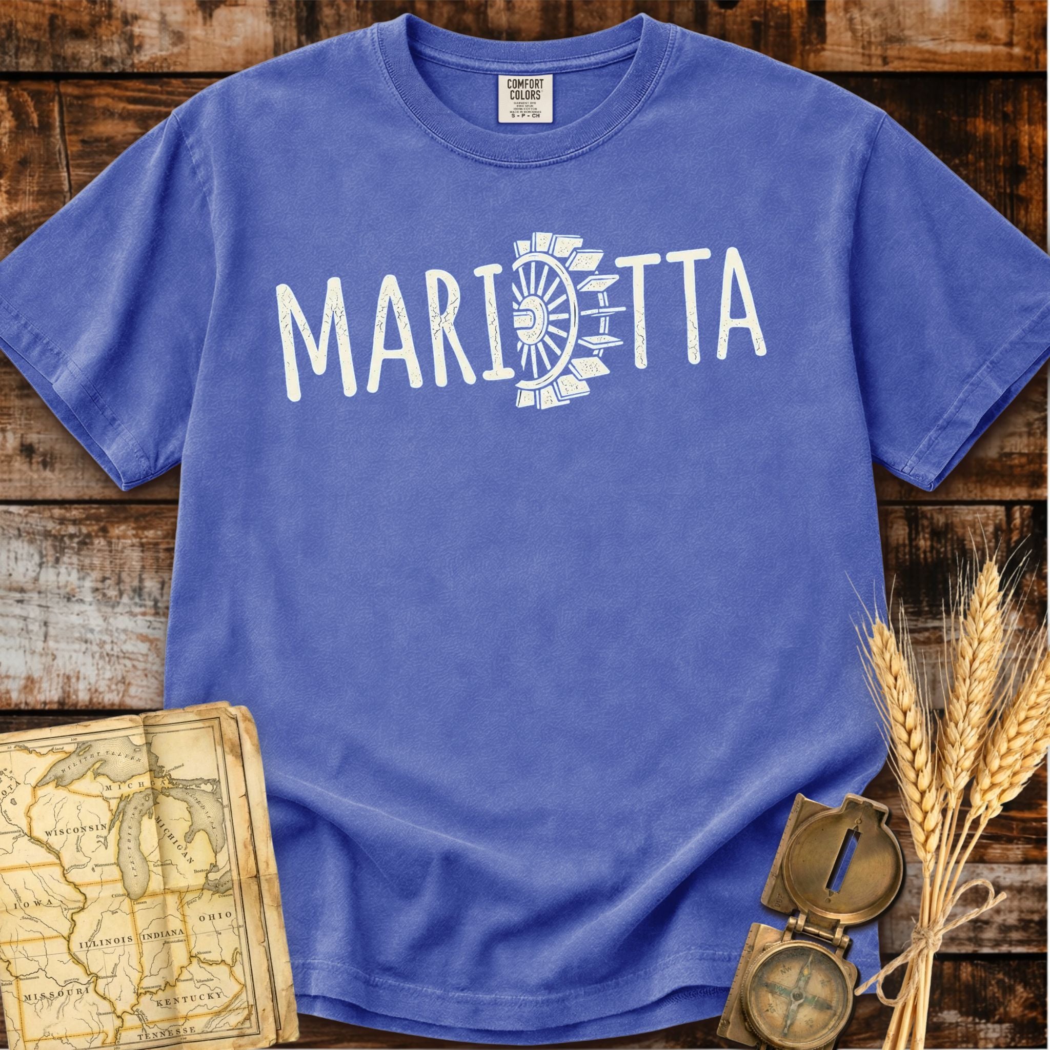 Marietta Ohio | Paddlewheel Riverboat T-Shirt
