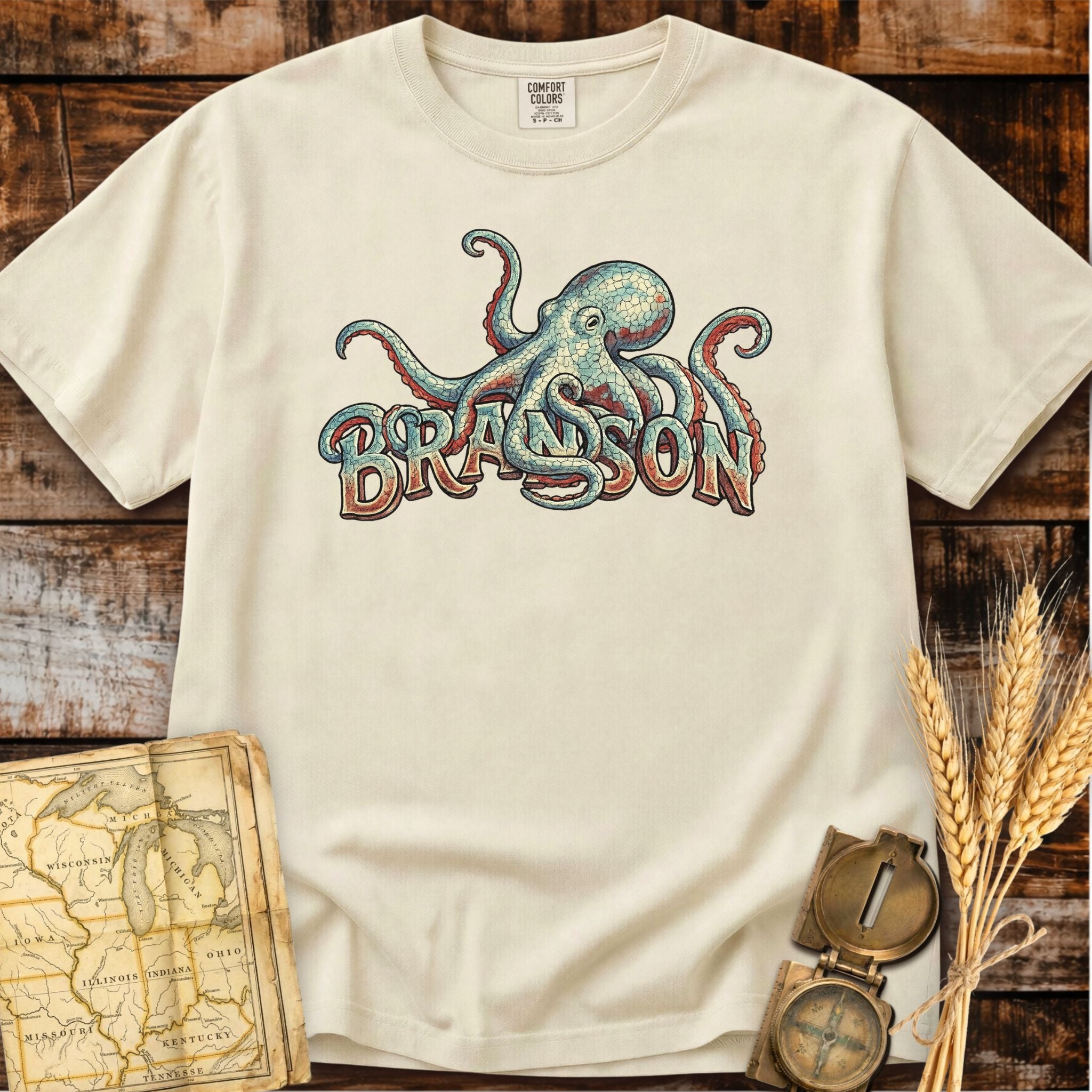 Branson Missouri | Boardwalk Octopus T-Shirt
