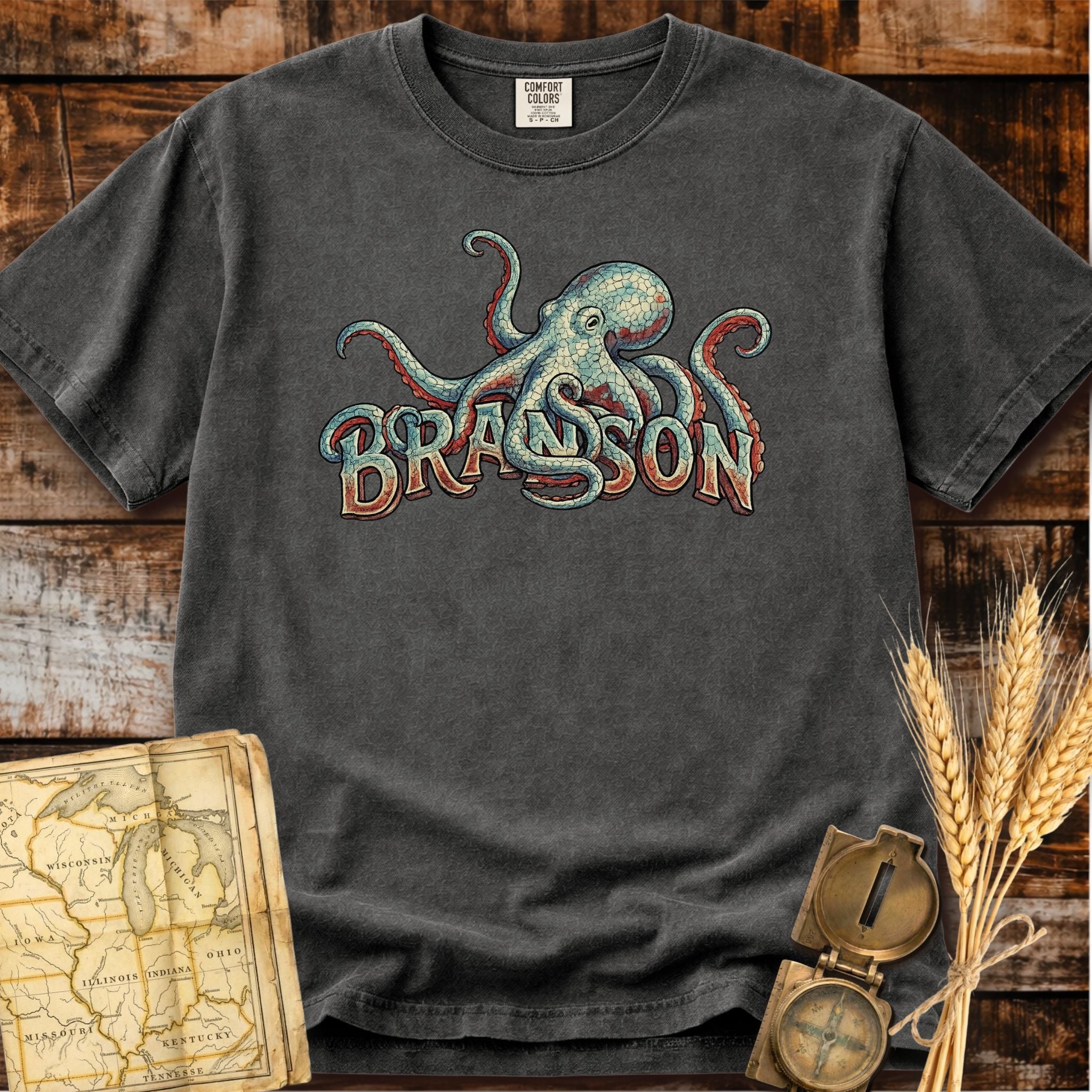 Branson Missouri | Boardwalk Octopus T-Shirt