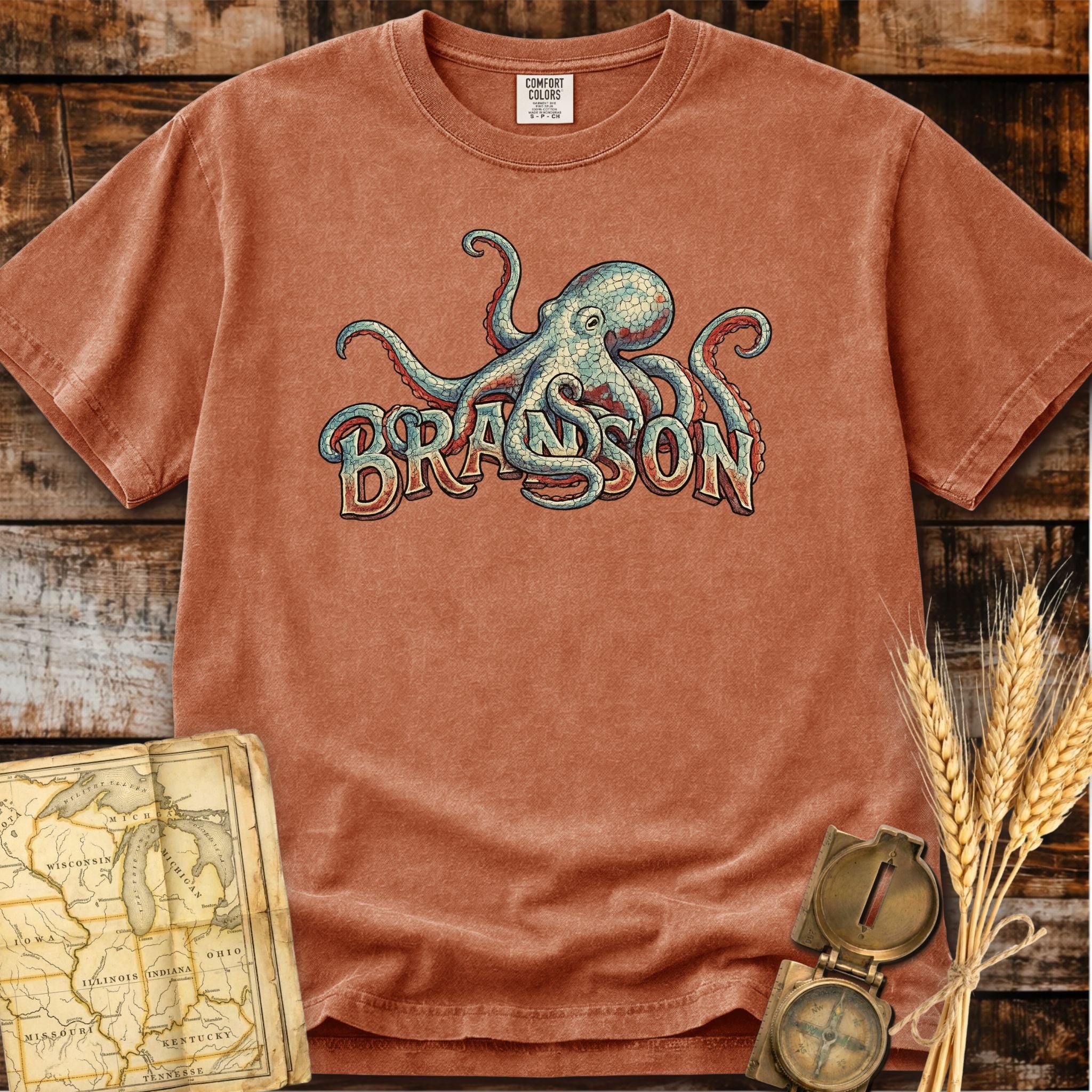 Branson Missouri | Boardwalk Octopus T-Shirt