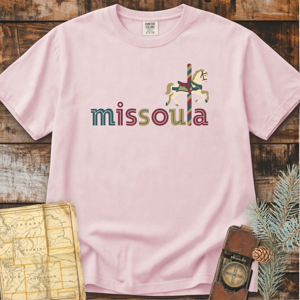 Missoula Montana | Carousel Horse T-Shirt