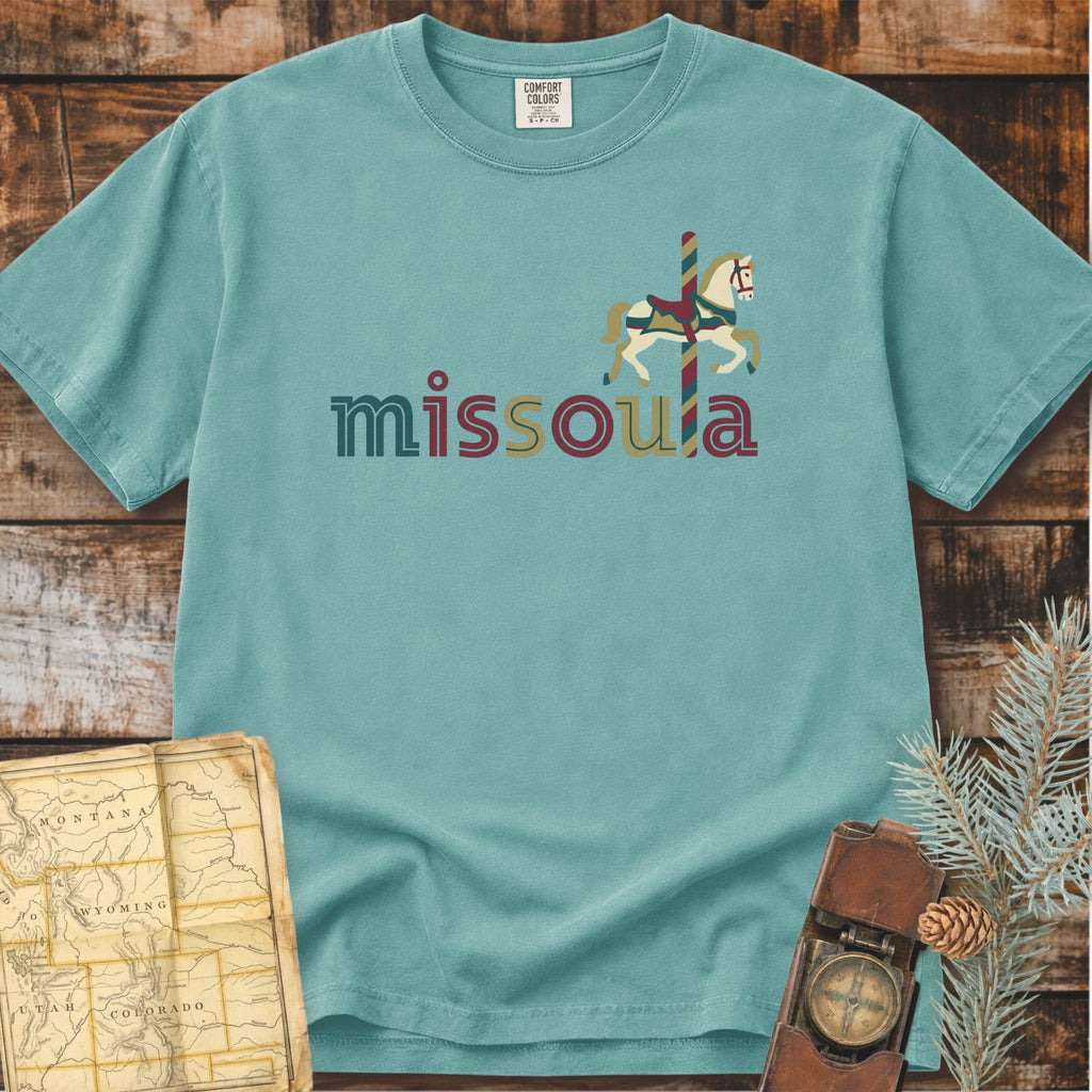 Missoula Montana | Carousel Horse T-Shirt