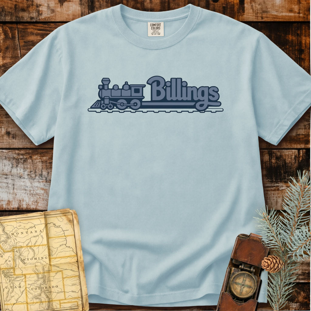 Billings Montana | Retro Locomotive T-Shirt
