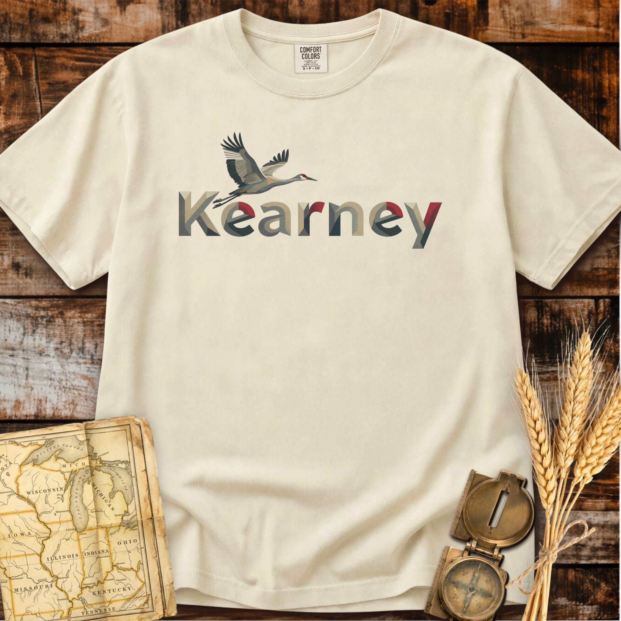 Kearney Nebraska | Sandhill Crane T-Shirt