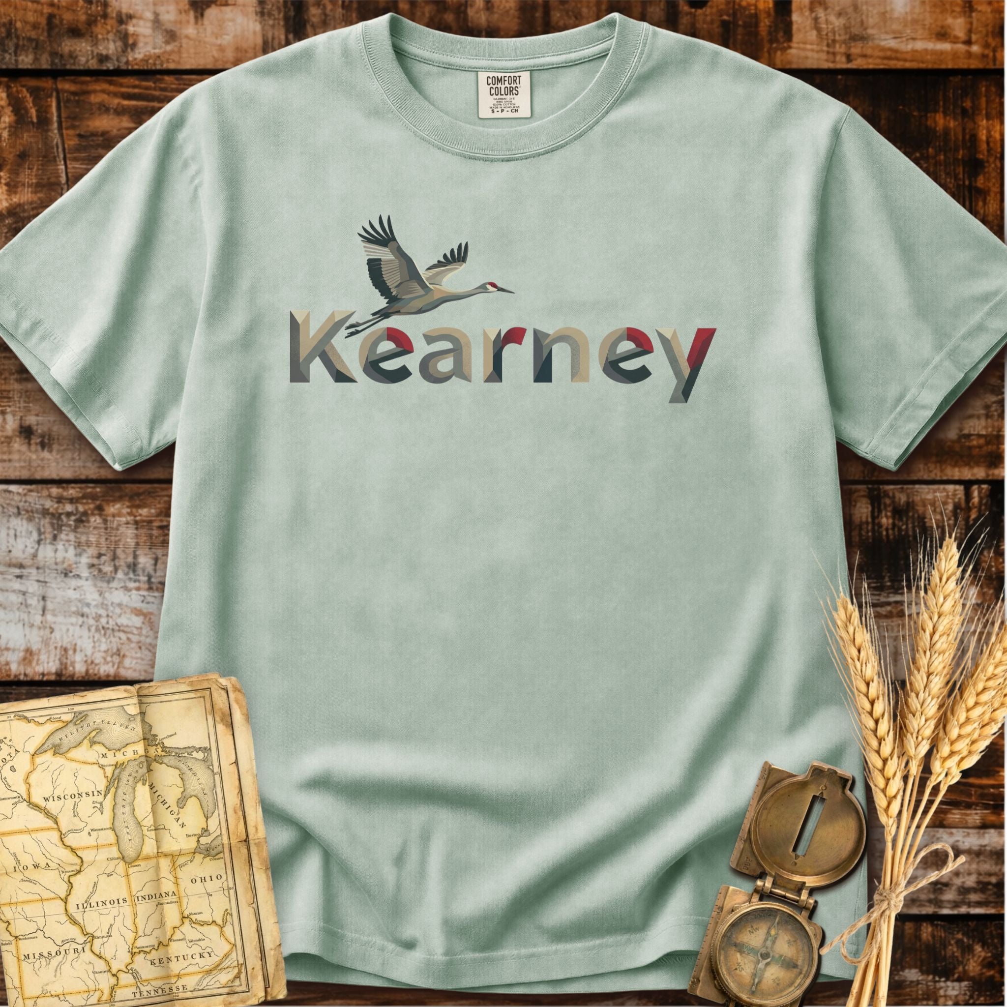 Kearney Nebraska | Sandhill Crane T-Shirt