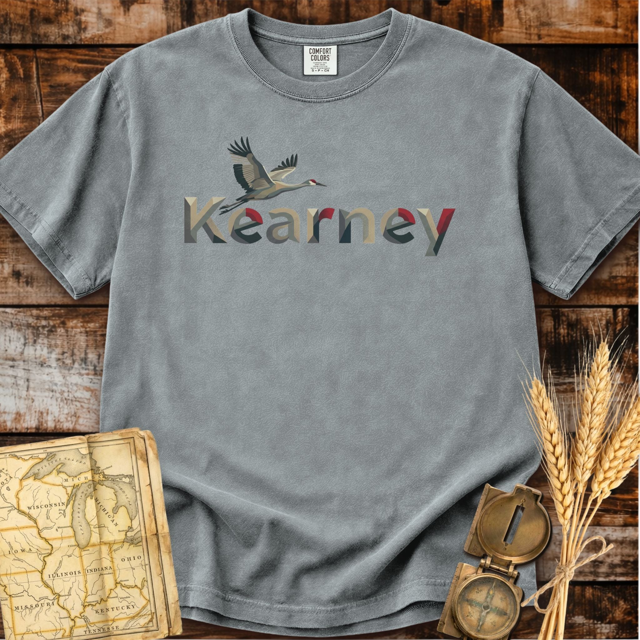 Kearney Nebraska | Sandhill Crane T-Shirt