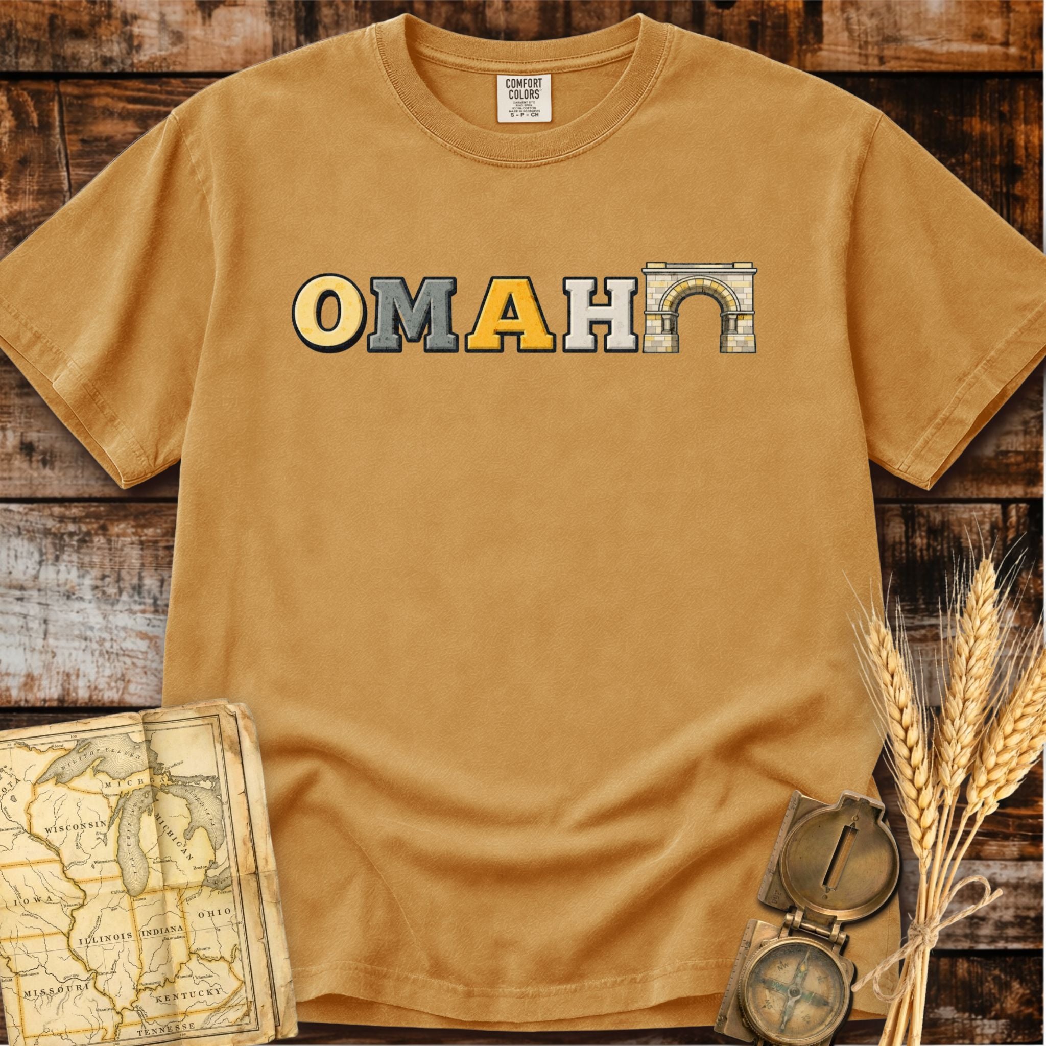 Omaha Nebraska | Old Market Arch T-Shirt