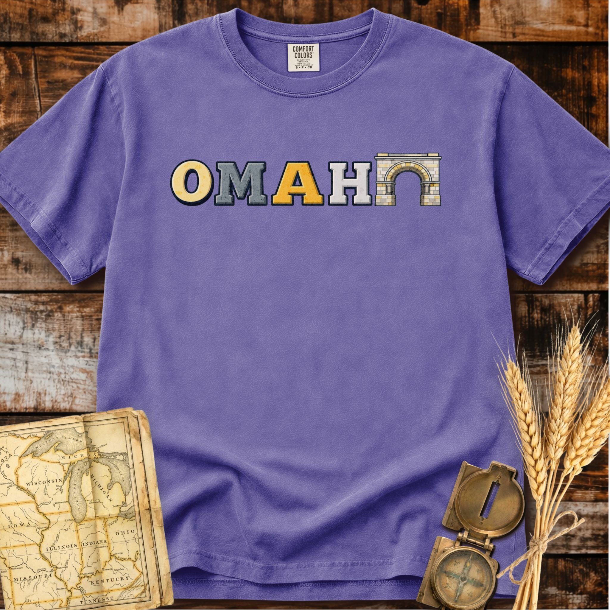 Omaha Nebraska | Old Market Arch T-Shirt