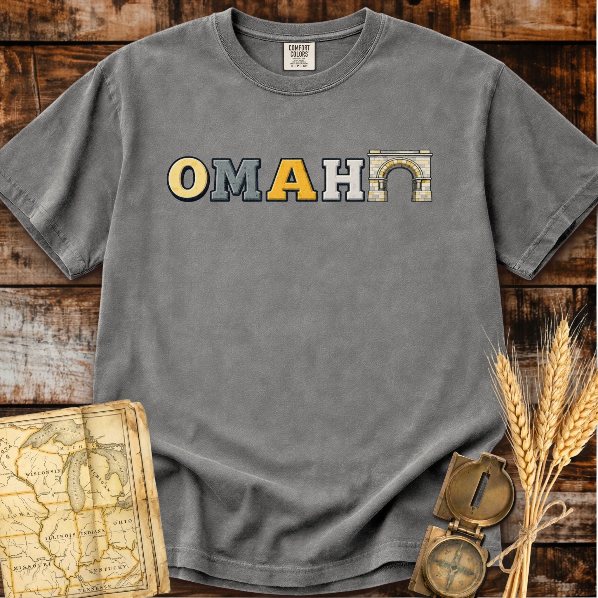 Omaha Nebraska | Old Market Arch T-Shirt