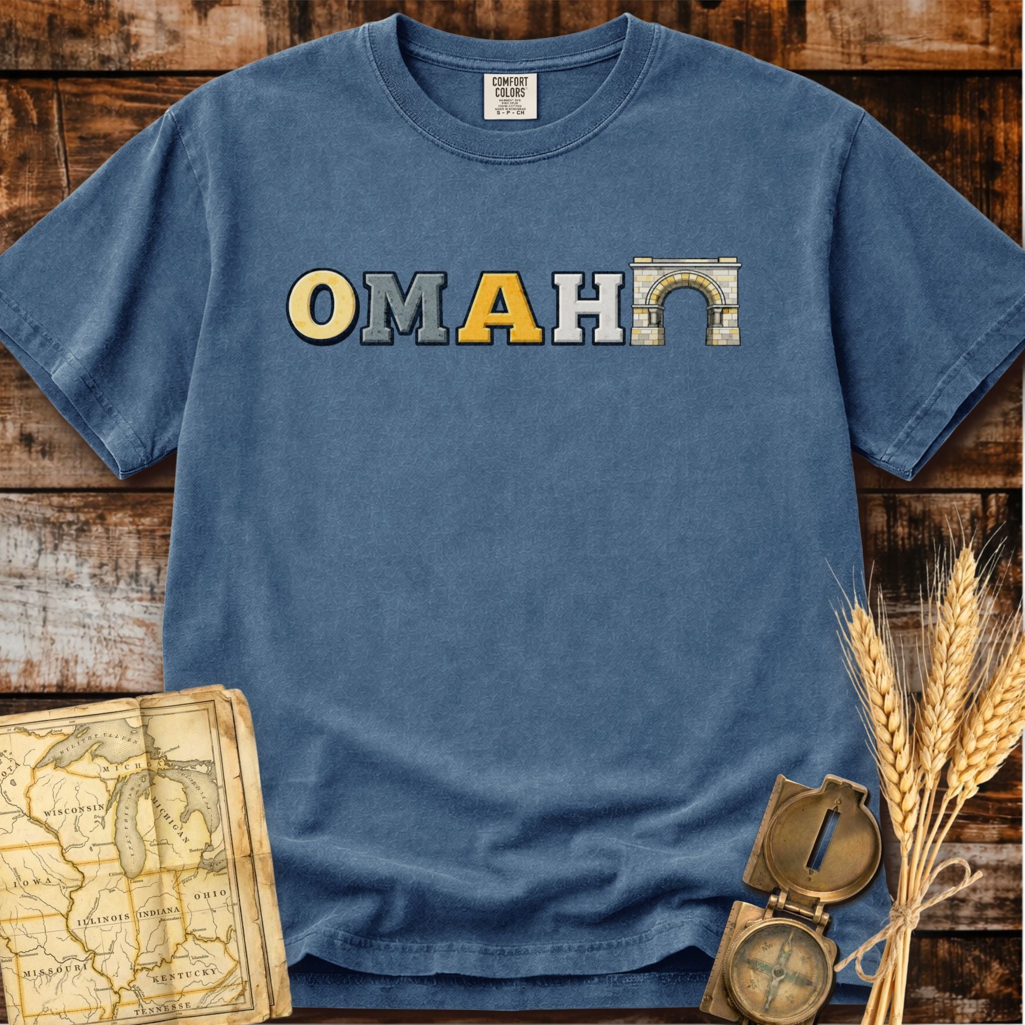 Omaha Nebraska | Old Market Arch T-Shirt