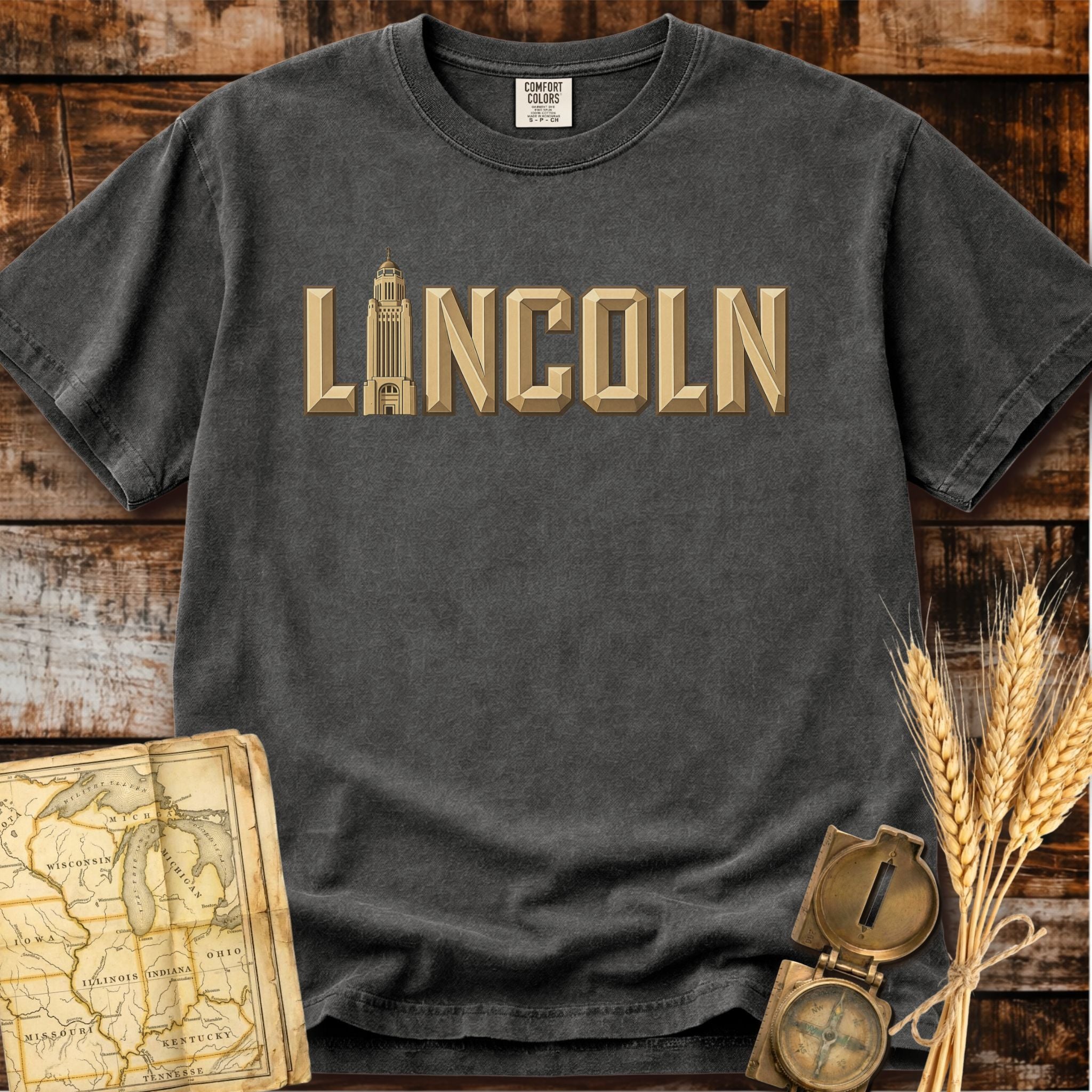 Lincoln Nebraska | Capitol Tower T-Shirt