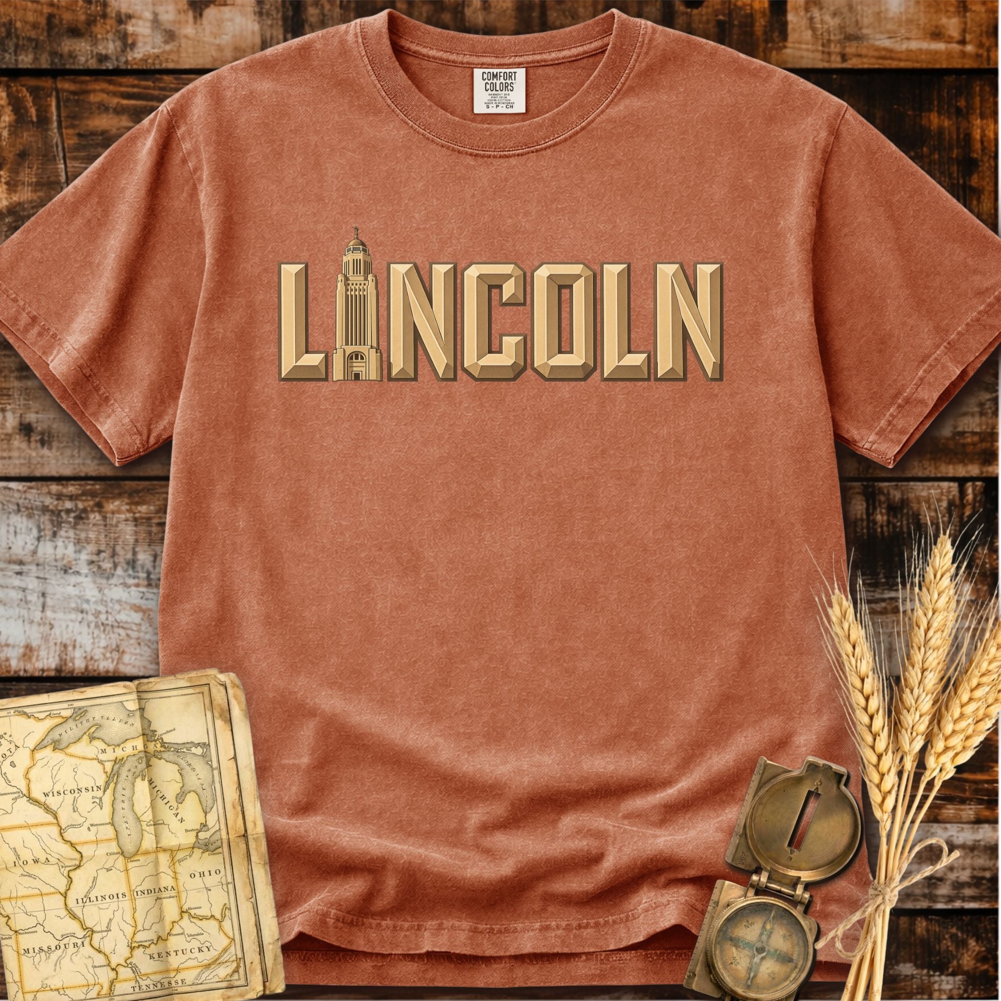 Lincoln Nebraska | Capitol Tower T-Shirt