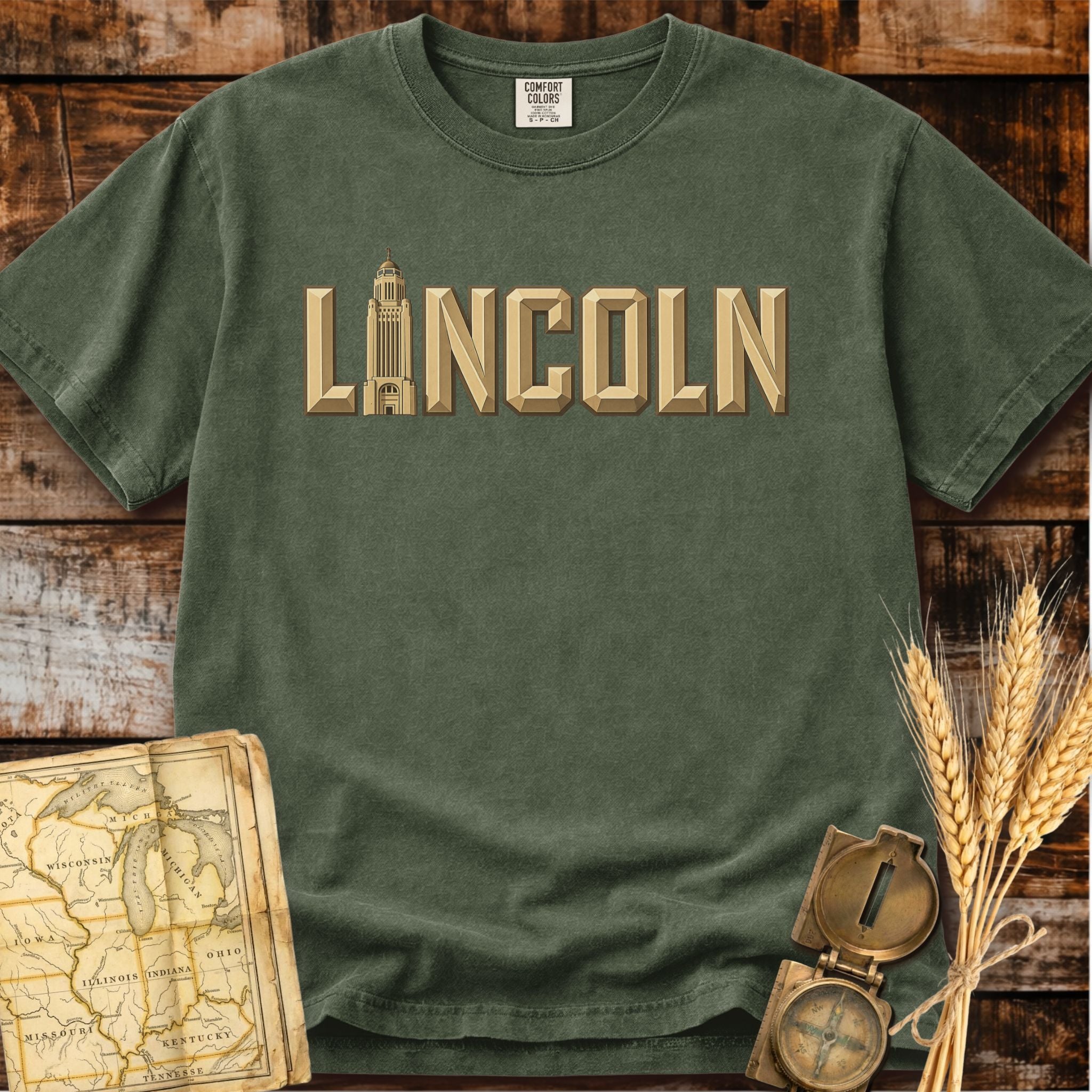 Lincoln Nebraska | Capitol Tower T-Shirt