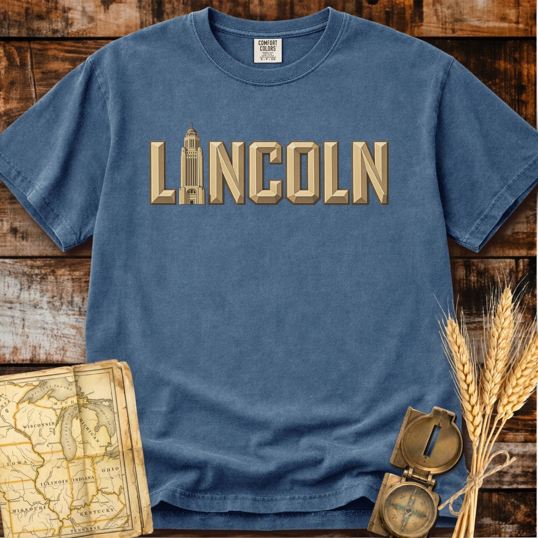 Lincoln Nebraska | Capitol Tower T-Shirt