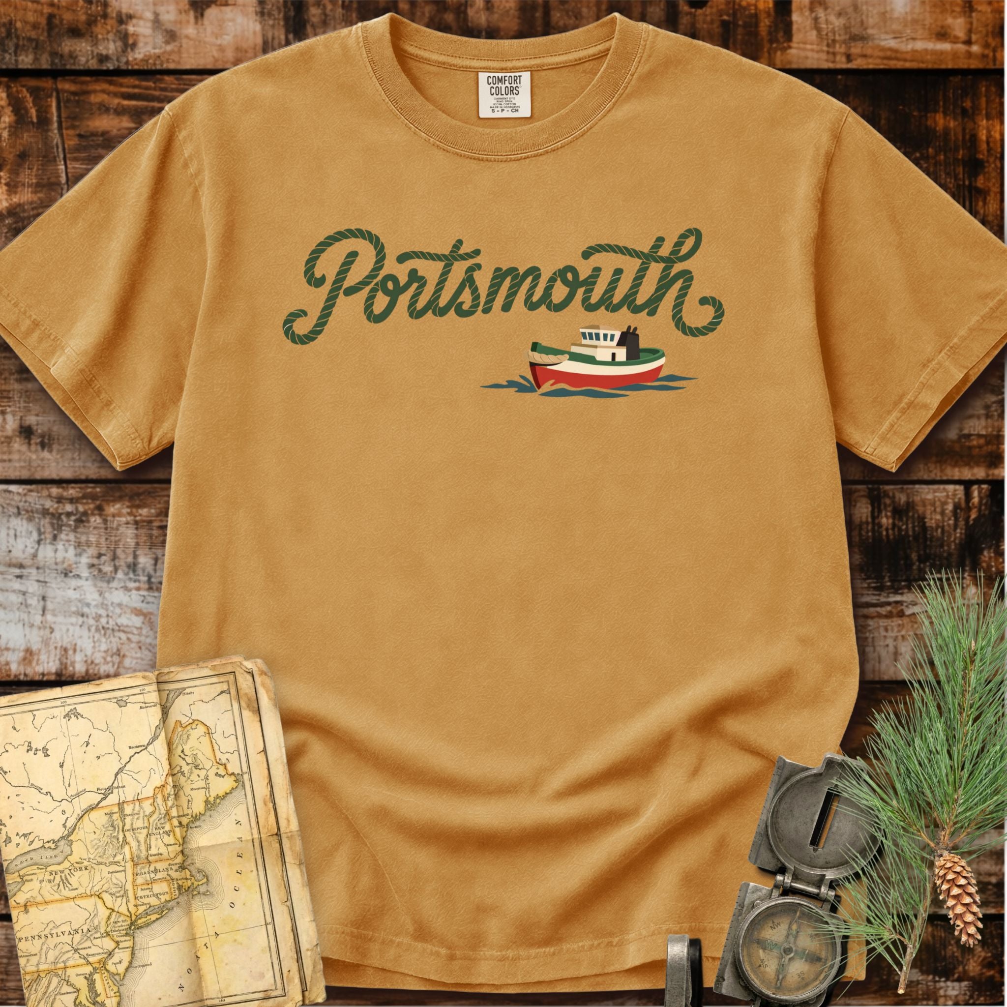 Portsmouth New Hampshire | Tugboat T-Shirt