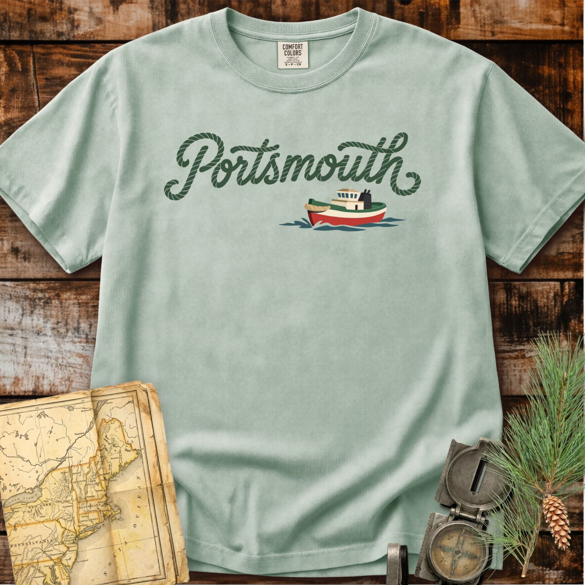 Portsmouth New Hampshire | Tugboat T-Shirt
