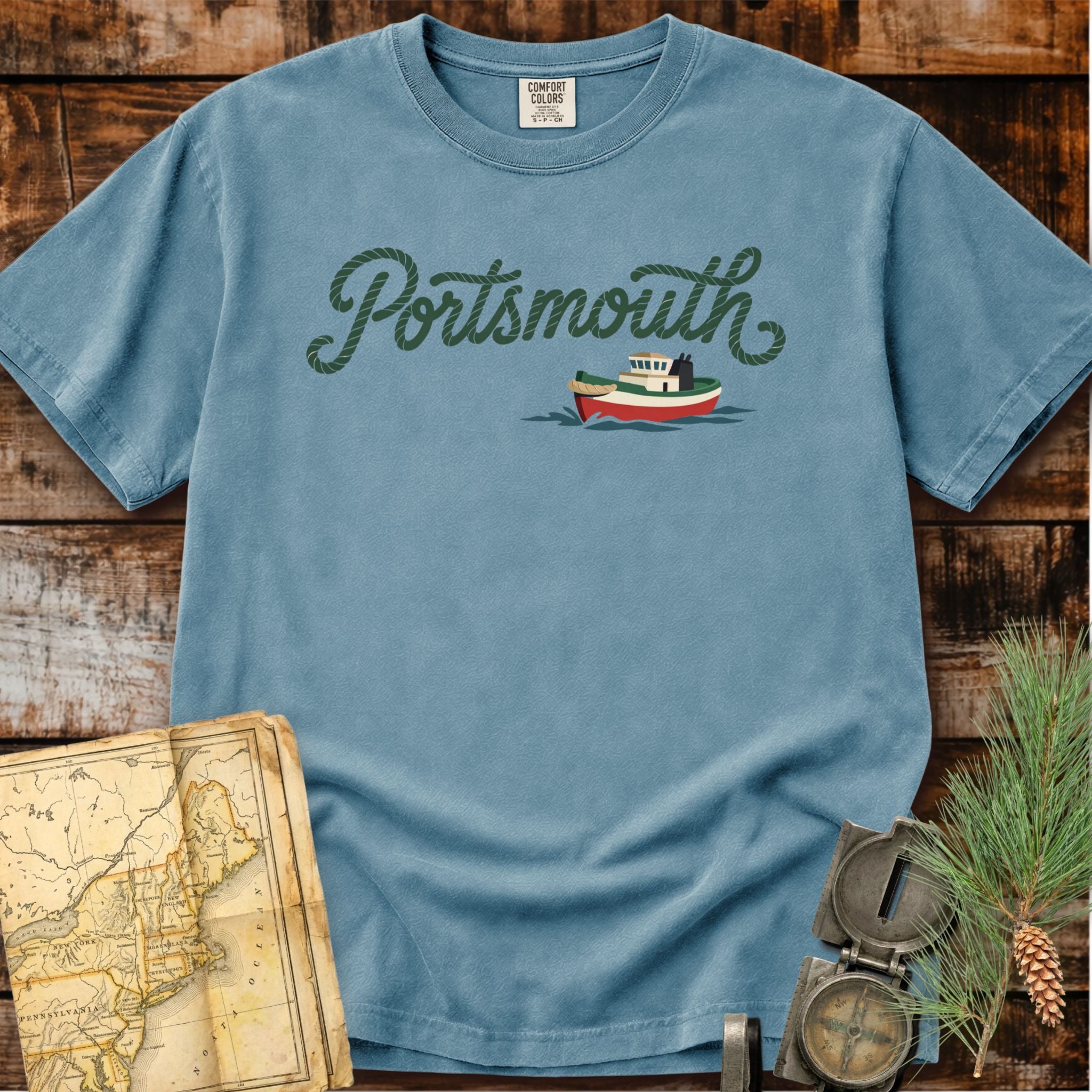 Portsmouth New Hampshire | Tugboat T-Shirt