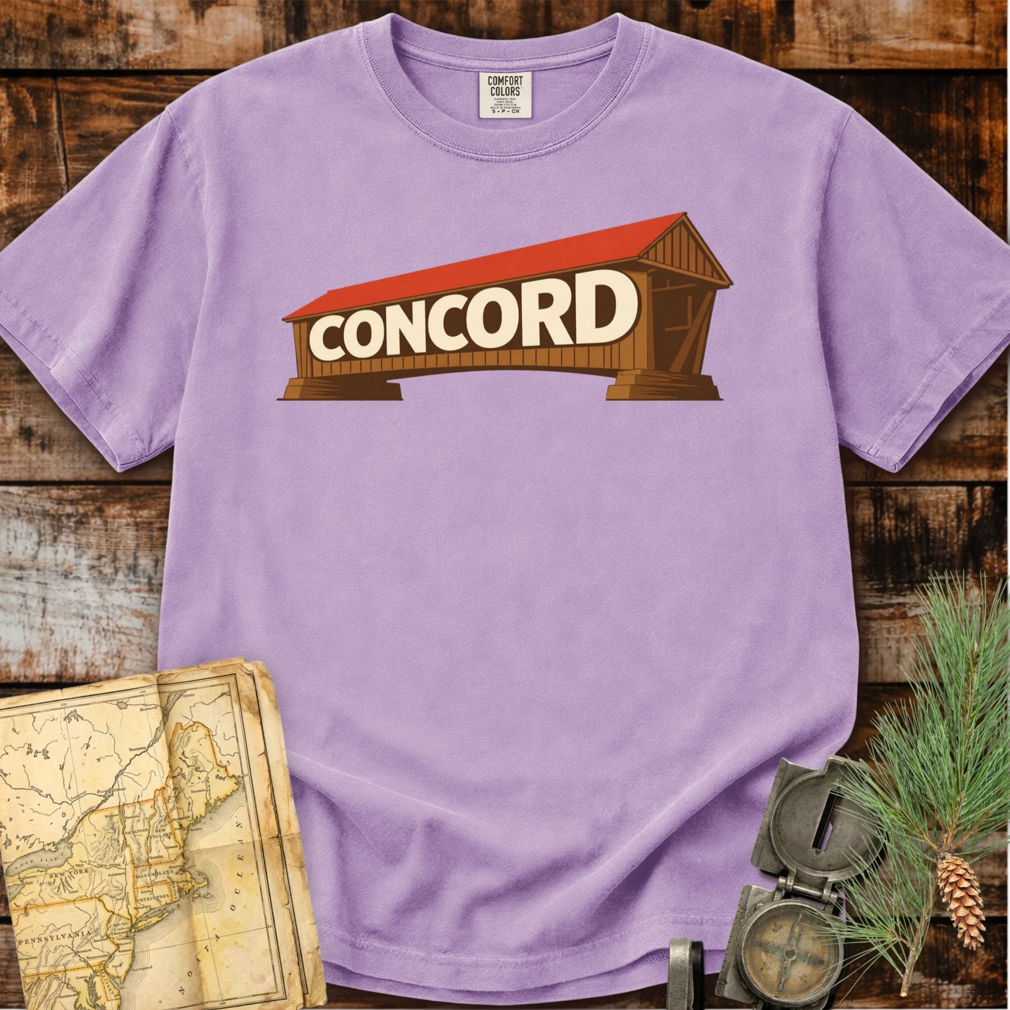 Concord New Hampshire | Covered Bridge T-Shirt