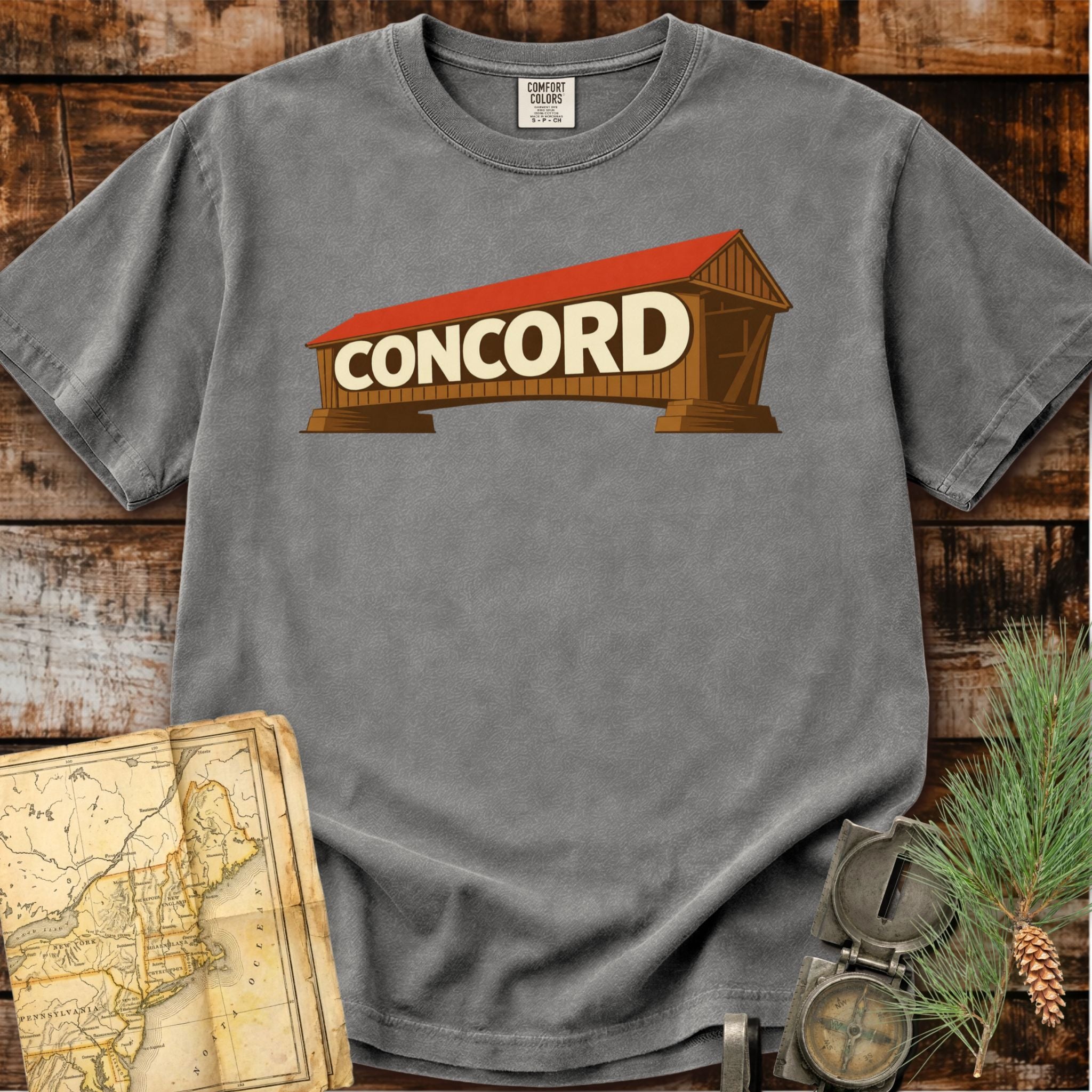 Concord New Hampshire | Covered Bridge T-Shirt