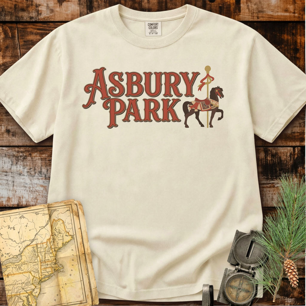 Asbury Park New Jersey | Carousel Horse T-Shirt