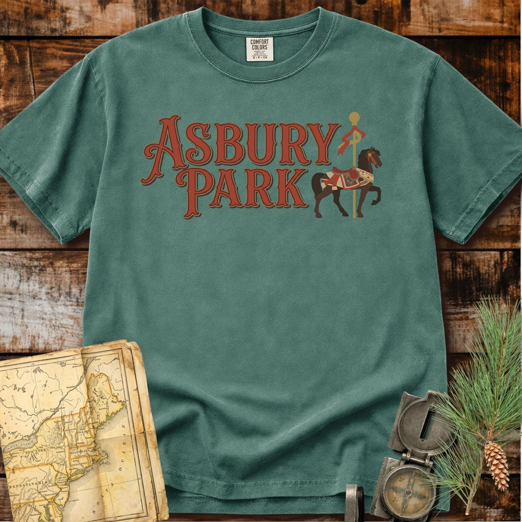 Asbury Park New Jersey | Carousel Horse T-Shirt