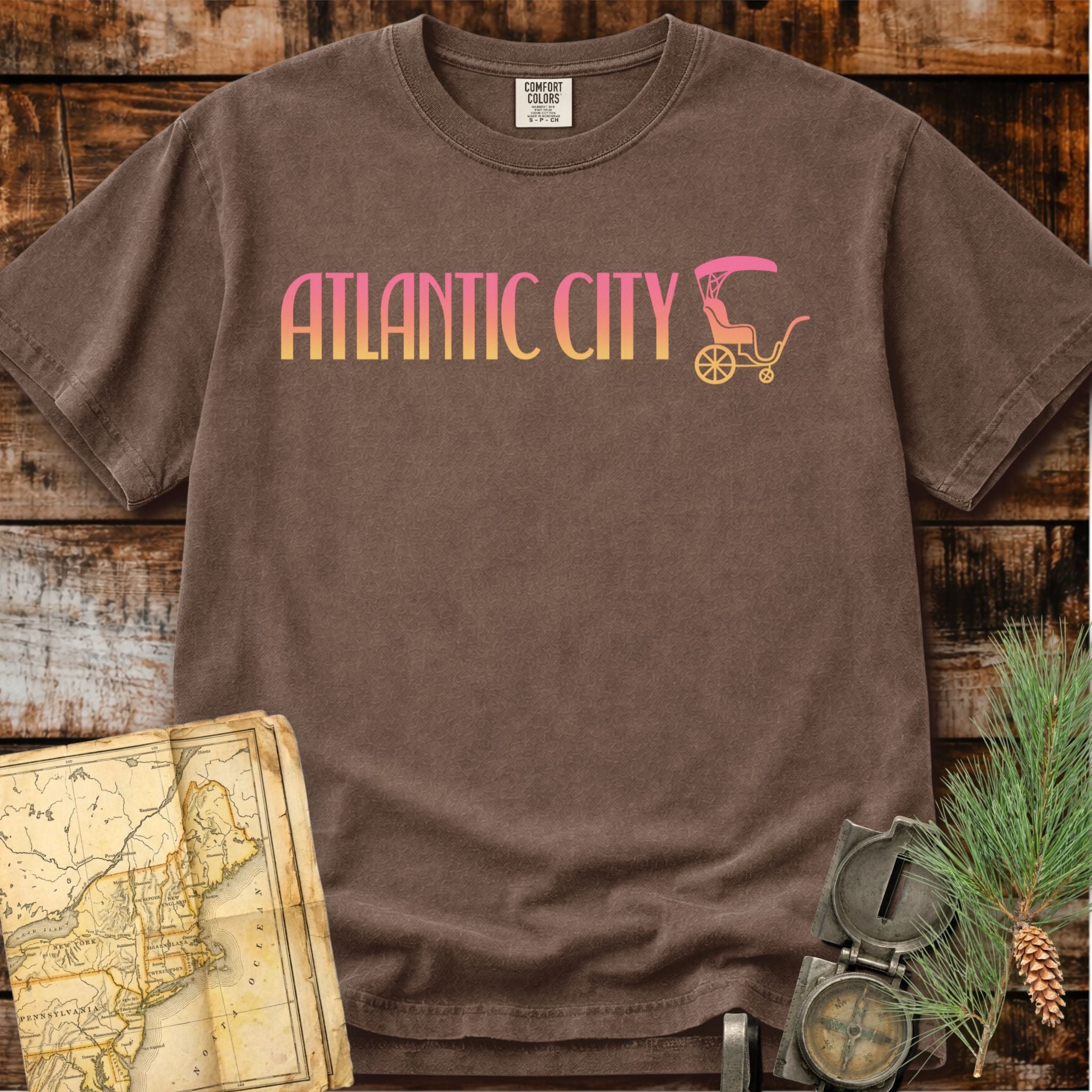 Atlantic City New Jersey | Rolling Chair T-Shirt