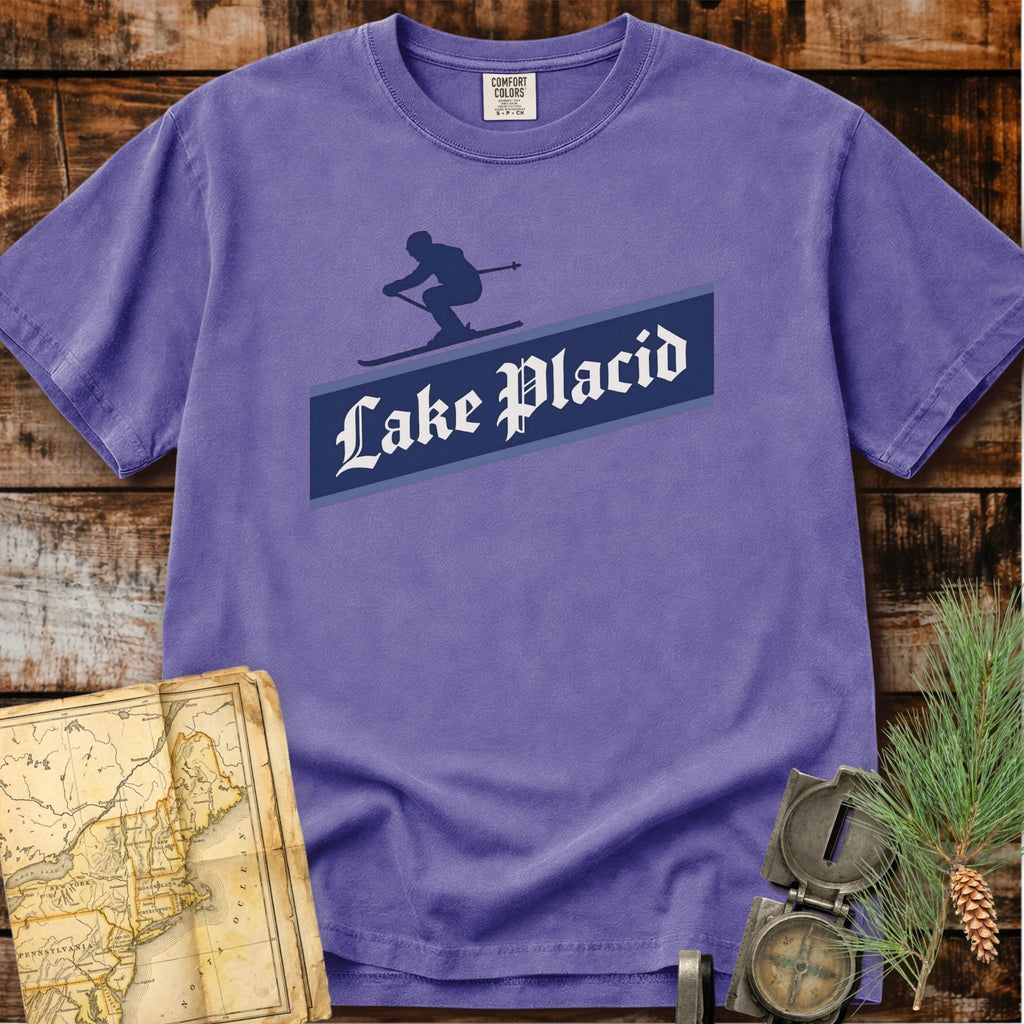 Lake Placid New York | Downhill Skier T-Shirt