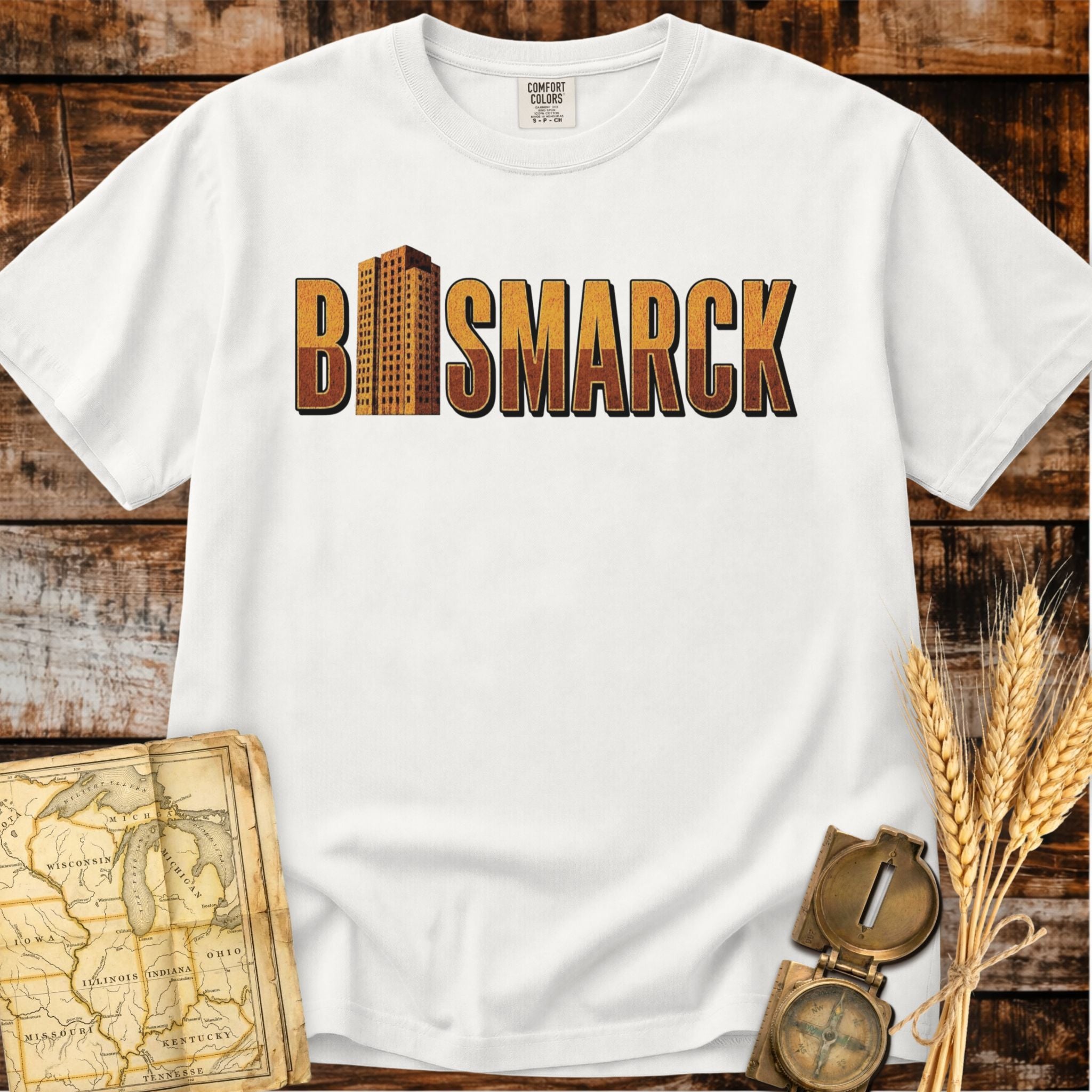 Bismarck North Dakota | Capitol Tower T-Shirt
