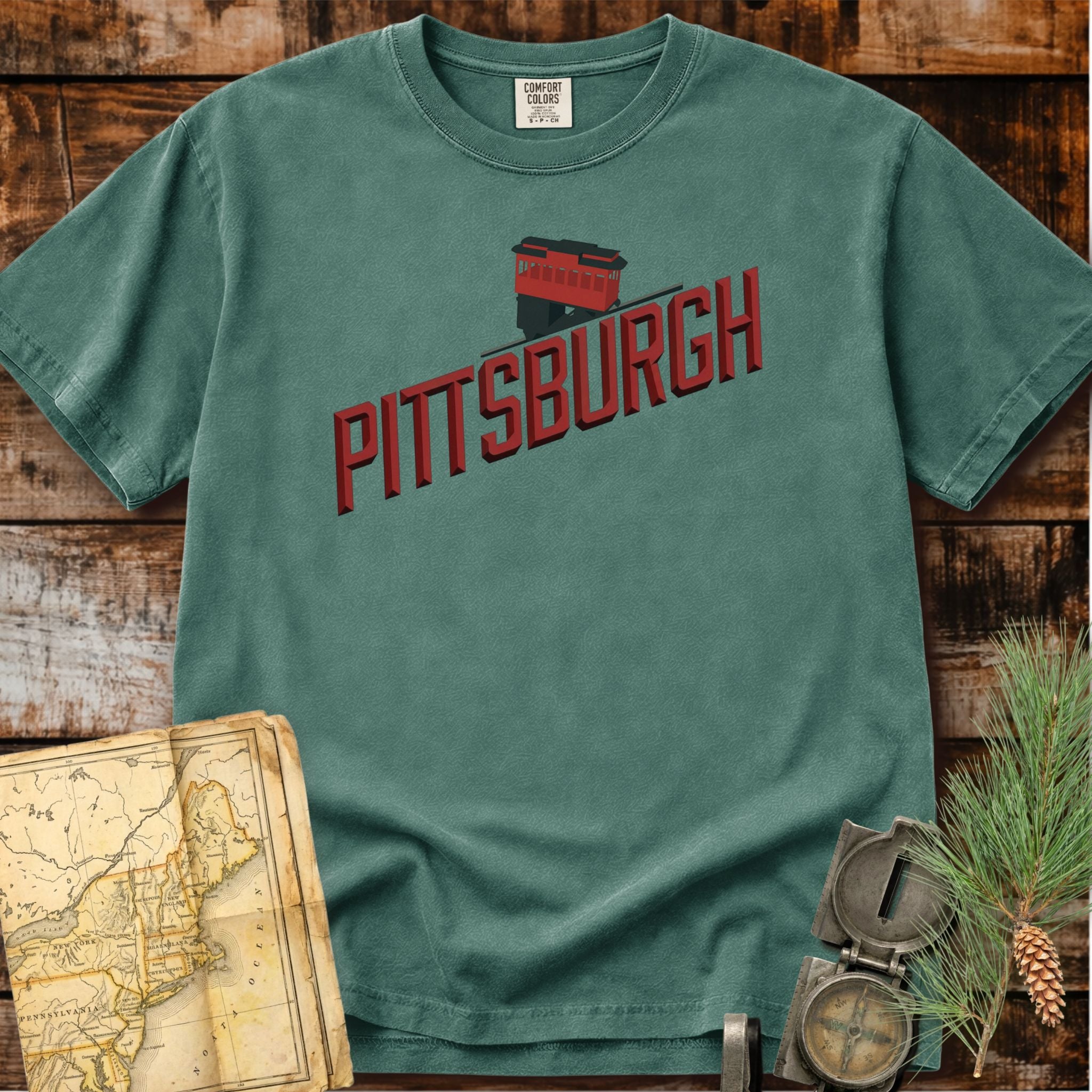 Pittsburgh Pennsylvania | Incline Car T-Shirt