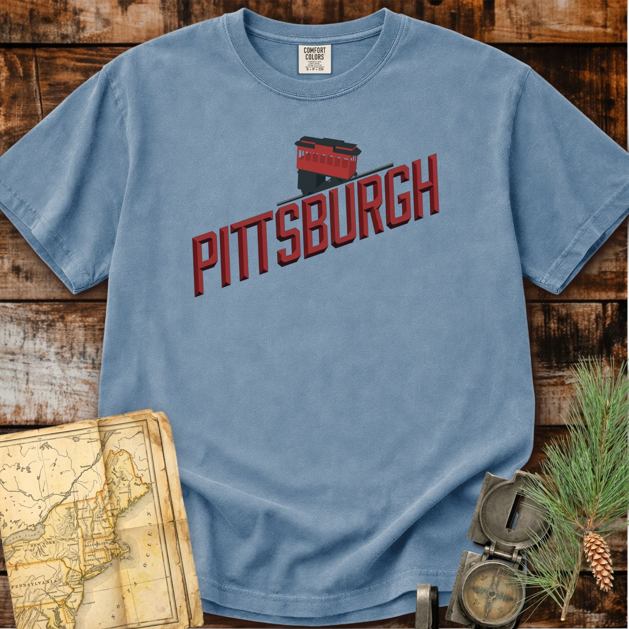 Pittsburgh Pennsylvania | Incline Car T-Shirt