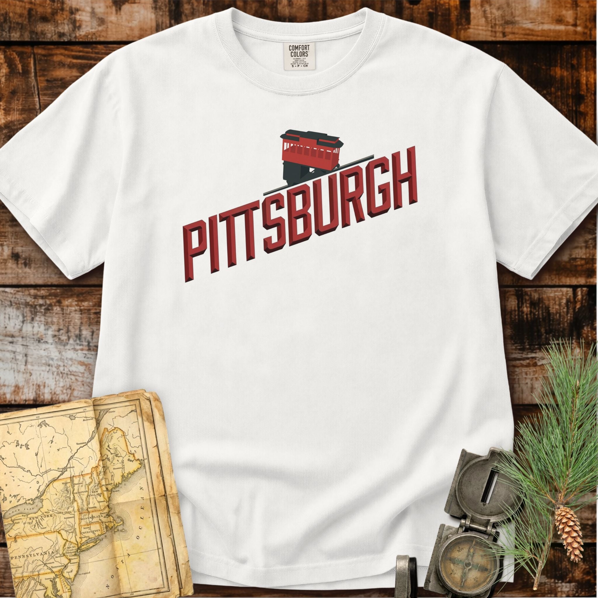 Pittsburgh Pennsylvania | Incline Car T-Shirt