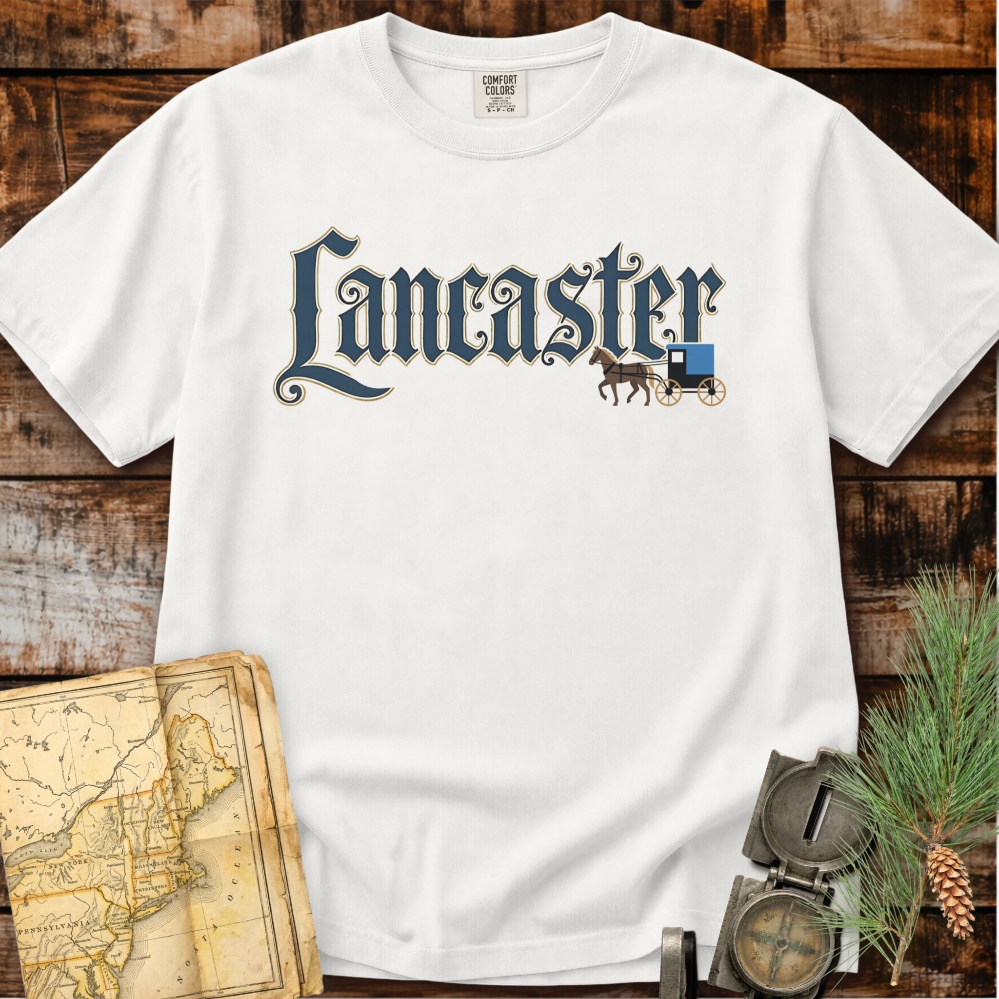 Lancaster Pennsylvania | Amish Horse & Buggy T-Shirt