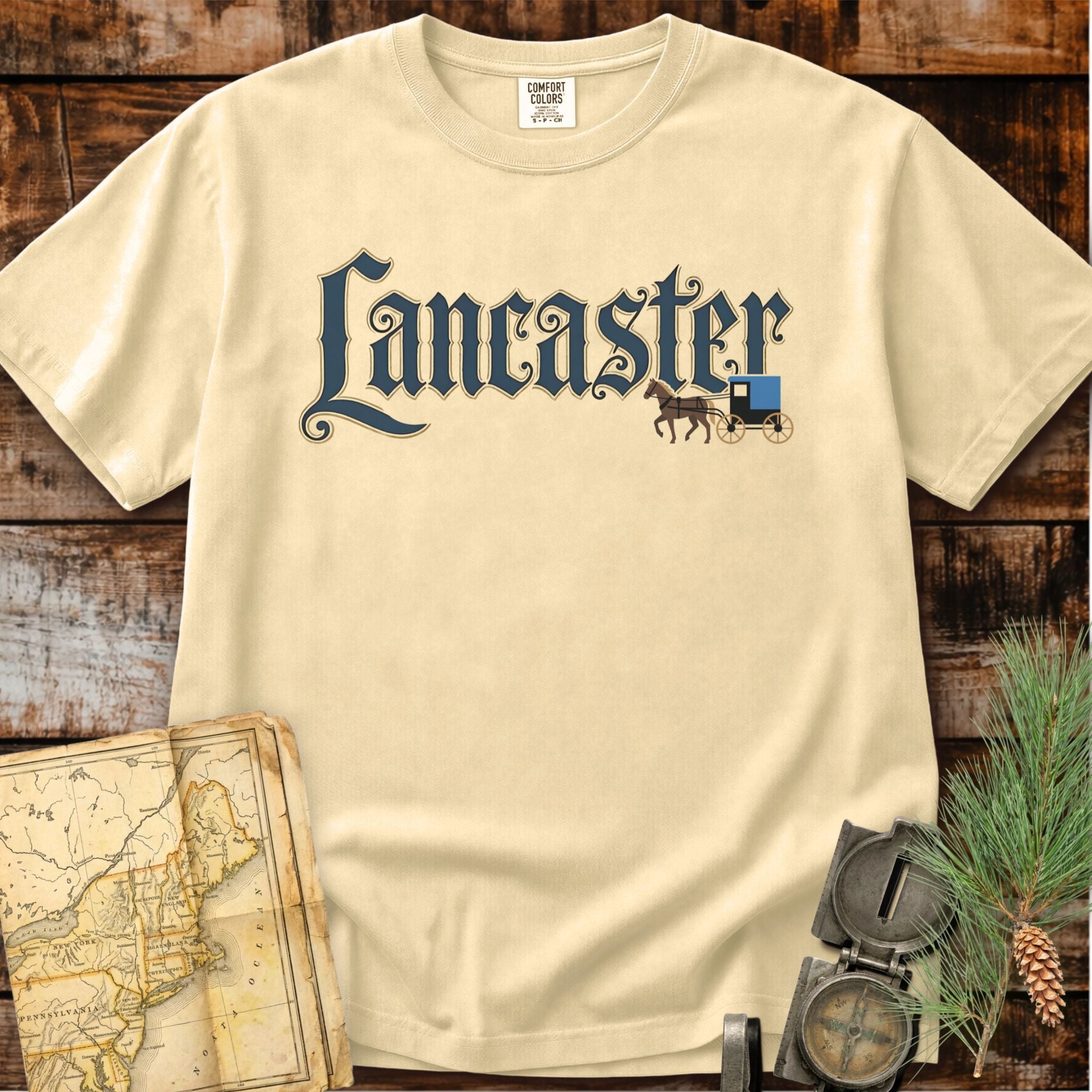 Lancaster Pennsylvania | Amish Horse & Buggy T-Shirt