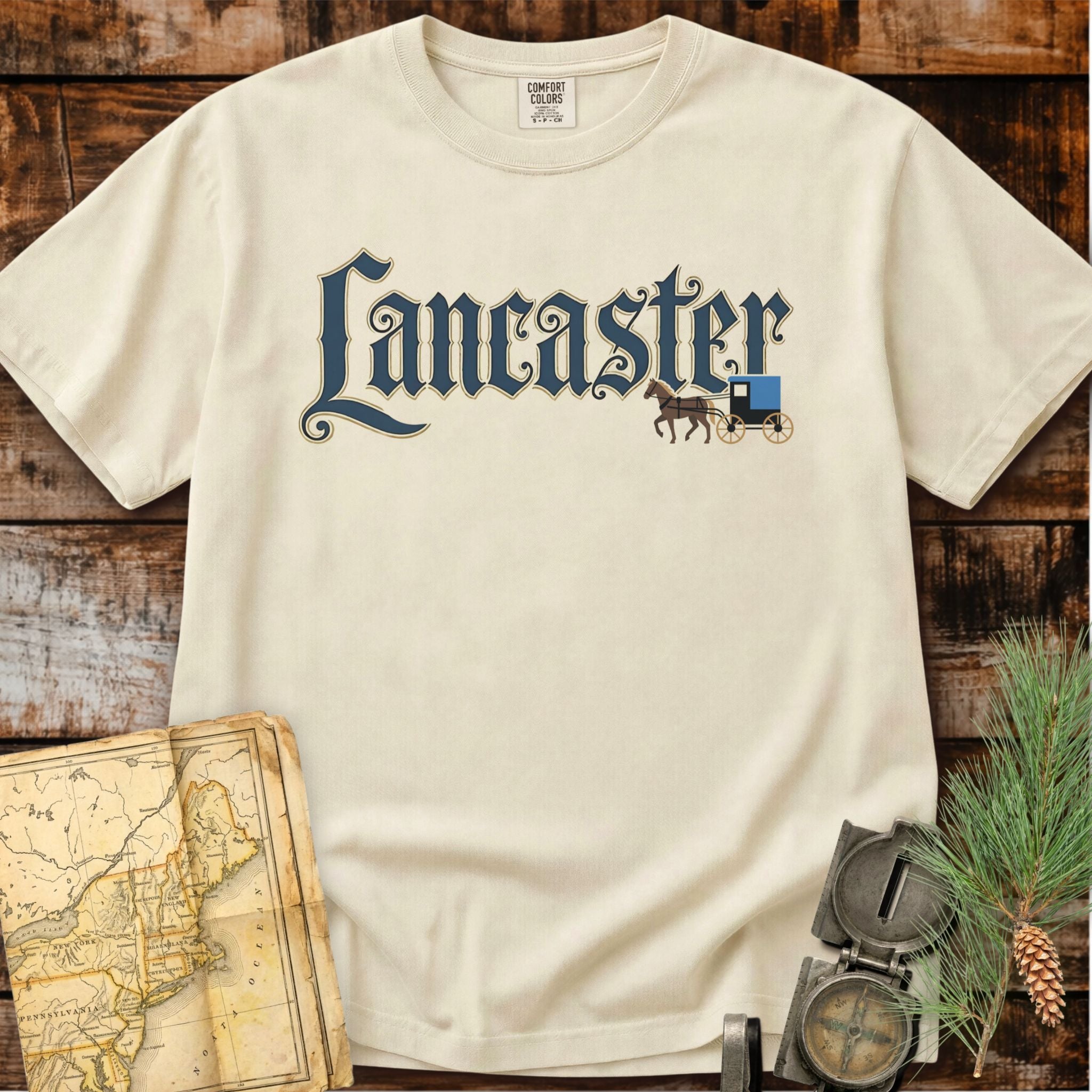 Lancaster Pennsylvania | Amish Horse & Buggy T-Shirt