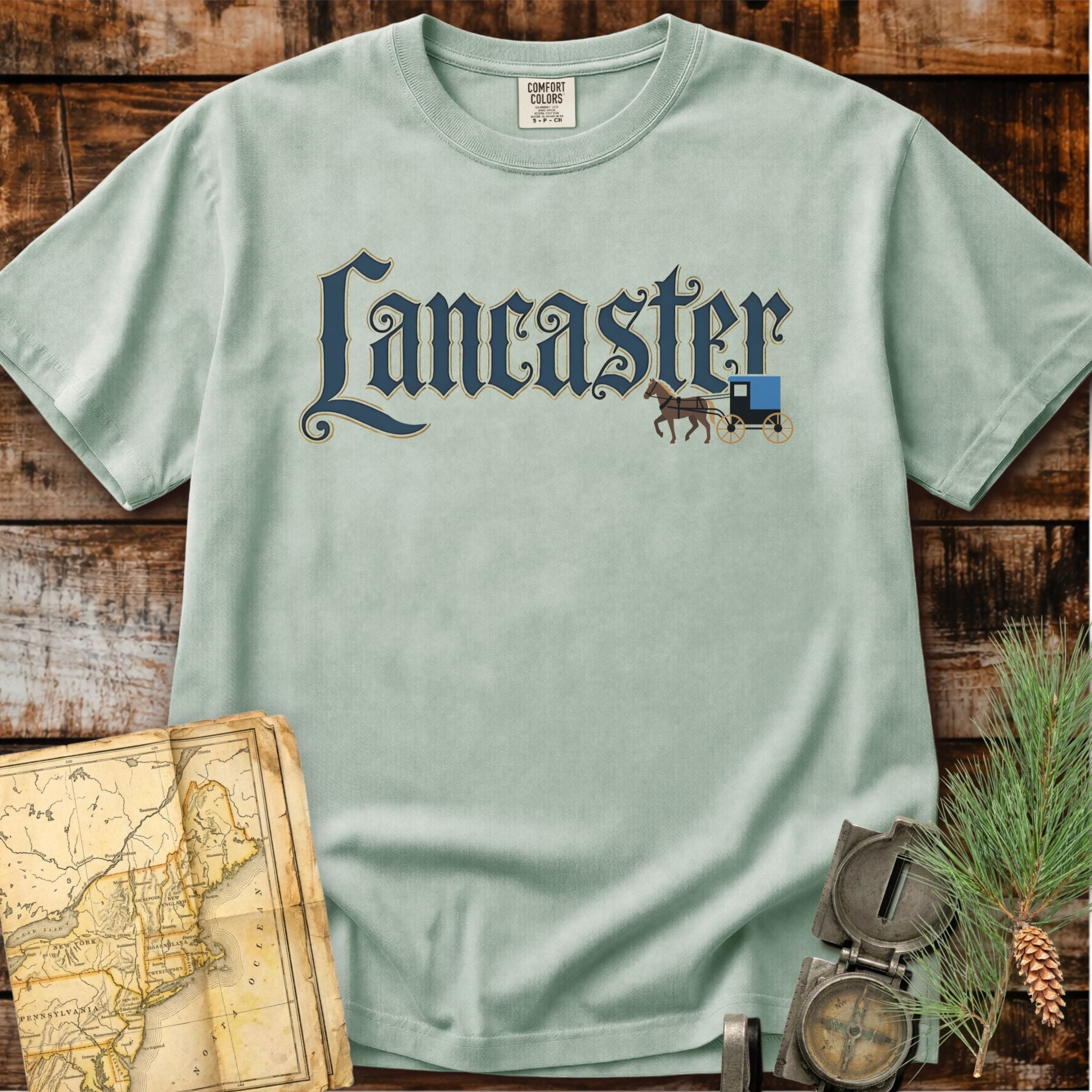Lancaster Pennsylvania | Amish Horse & Buggy T-Shirt