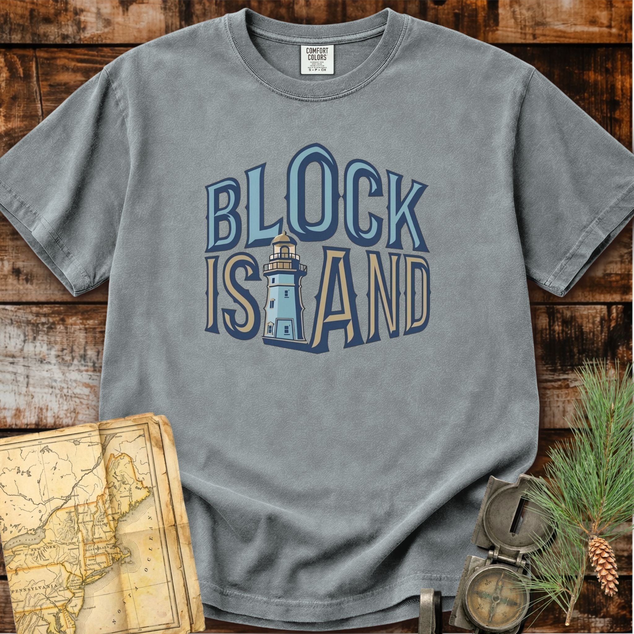 Block Island Rhode Island | Lighthouse T-Shirt
