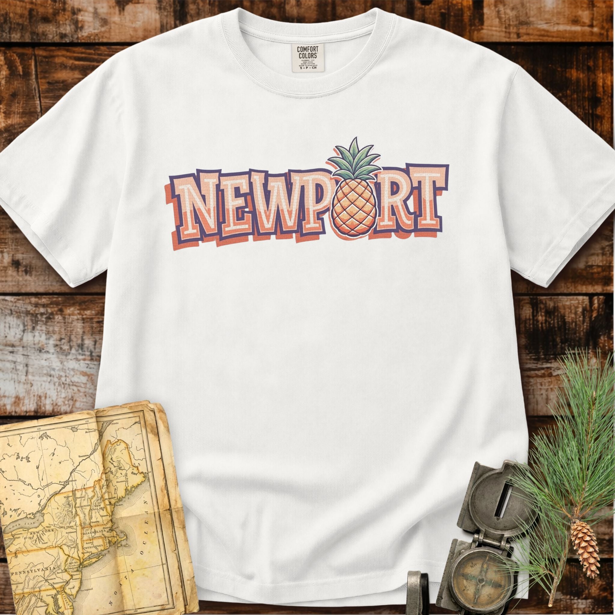 Newport Rhode Island | Pineapple T-Shirt