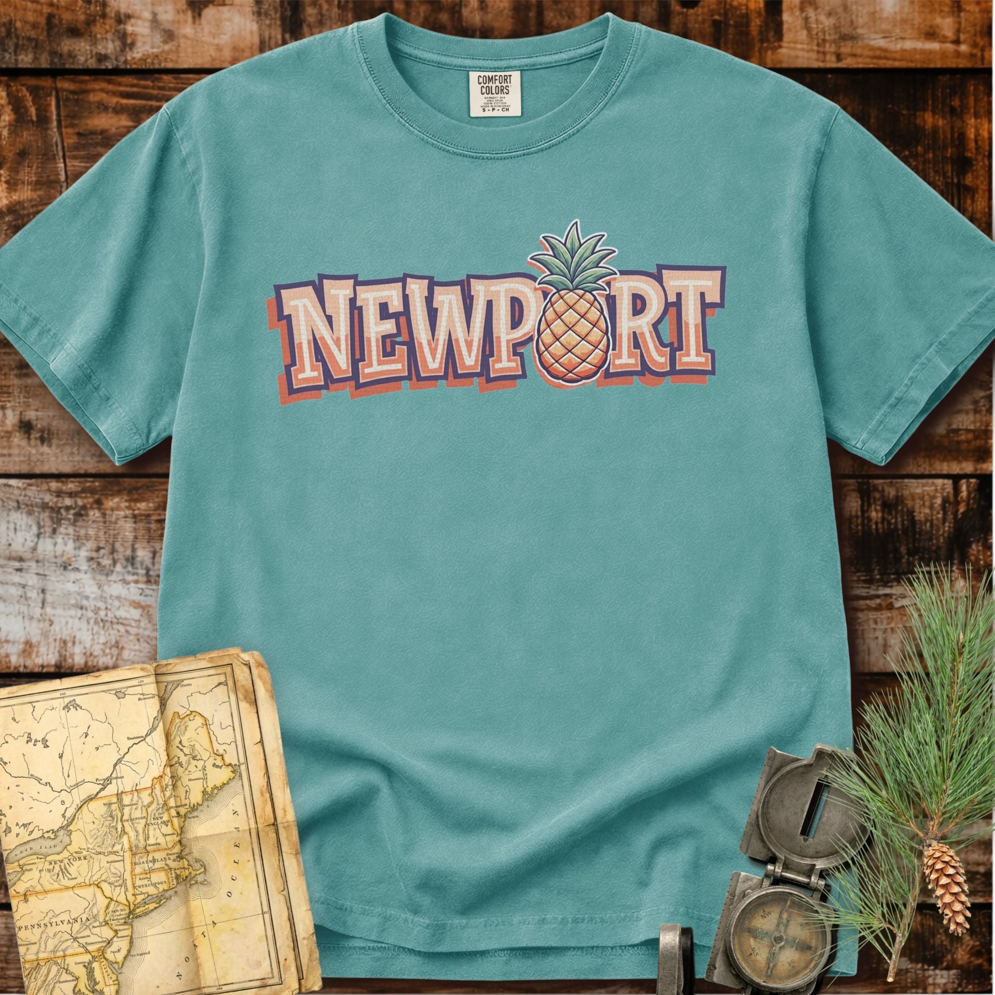 Newport Rhode Island | Pineapple T-Shirt
