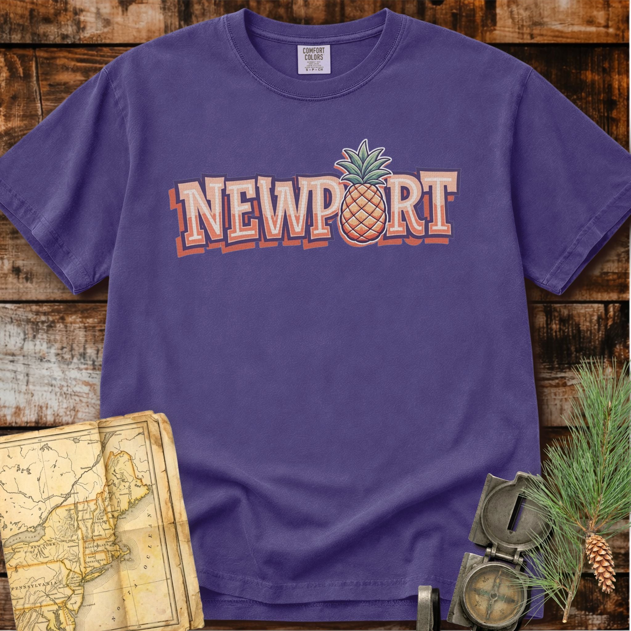 Newport Rhode Island | Pineapple T-Shirt