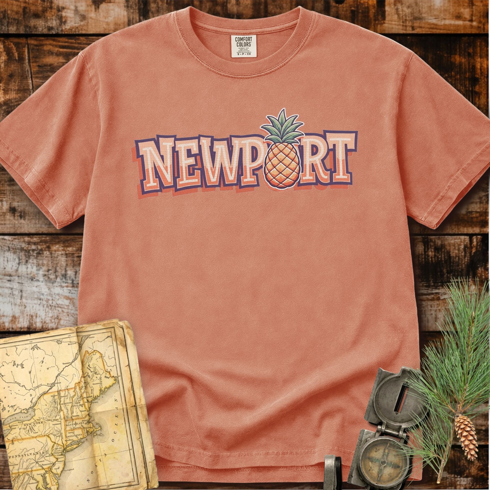 Newport Rhode Island | Pineapple T-Shirt