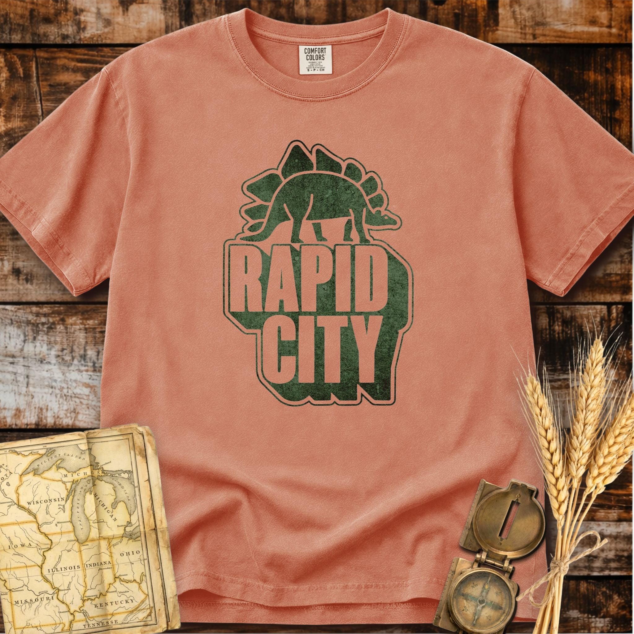 Rapid City South Dakota | Stegosaurus T-Shirt