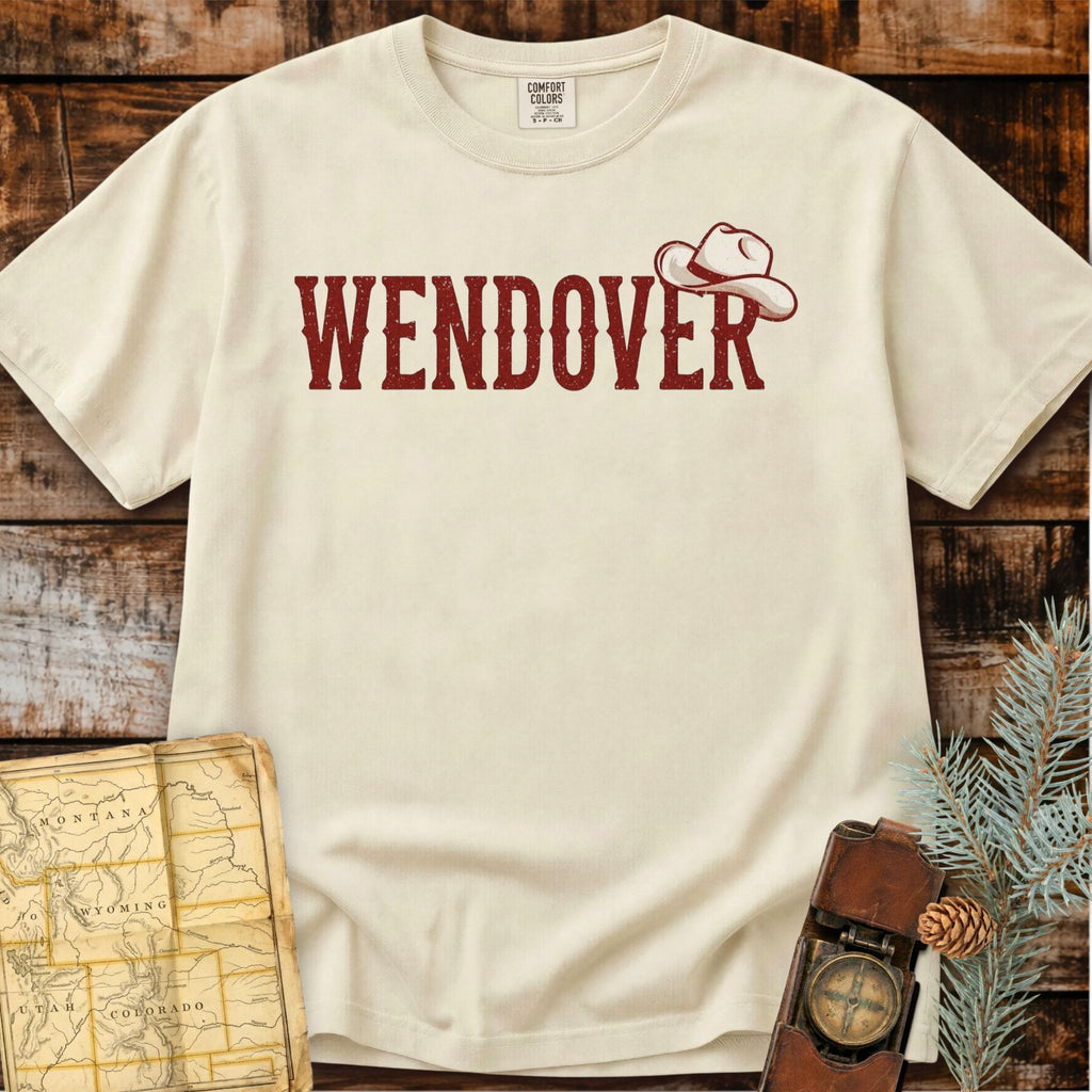 Wendover Utah | Retro Cowboy Hat T-Shirt