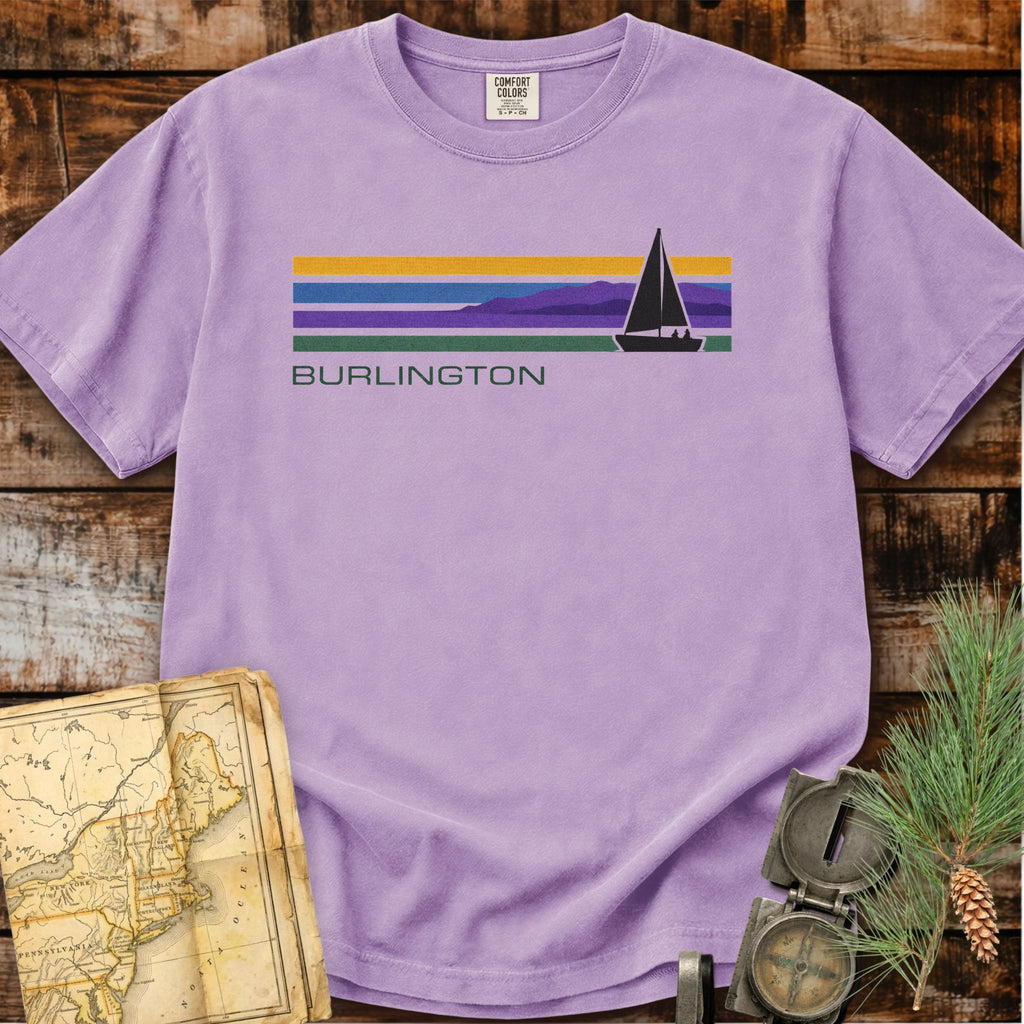 Burlington Vermont | Sailboat on Champlain T-Shirt